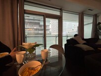 Our mornings having breakfast.