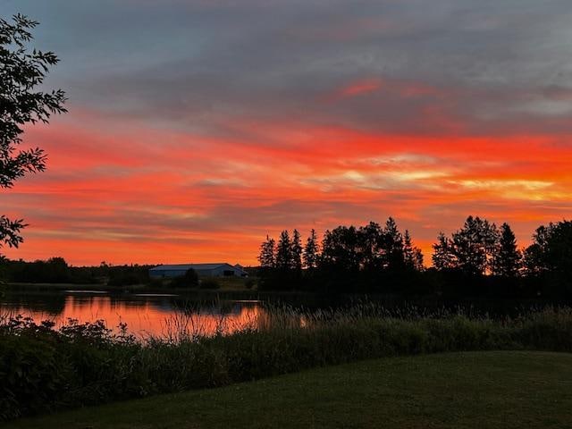 Sunrise on our day of departure.