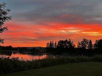 Sunrise on our day of departure.