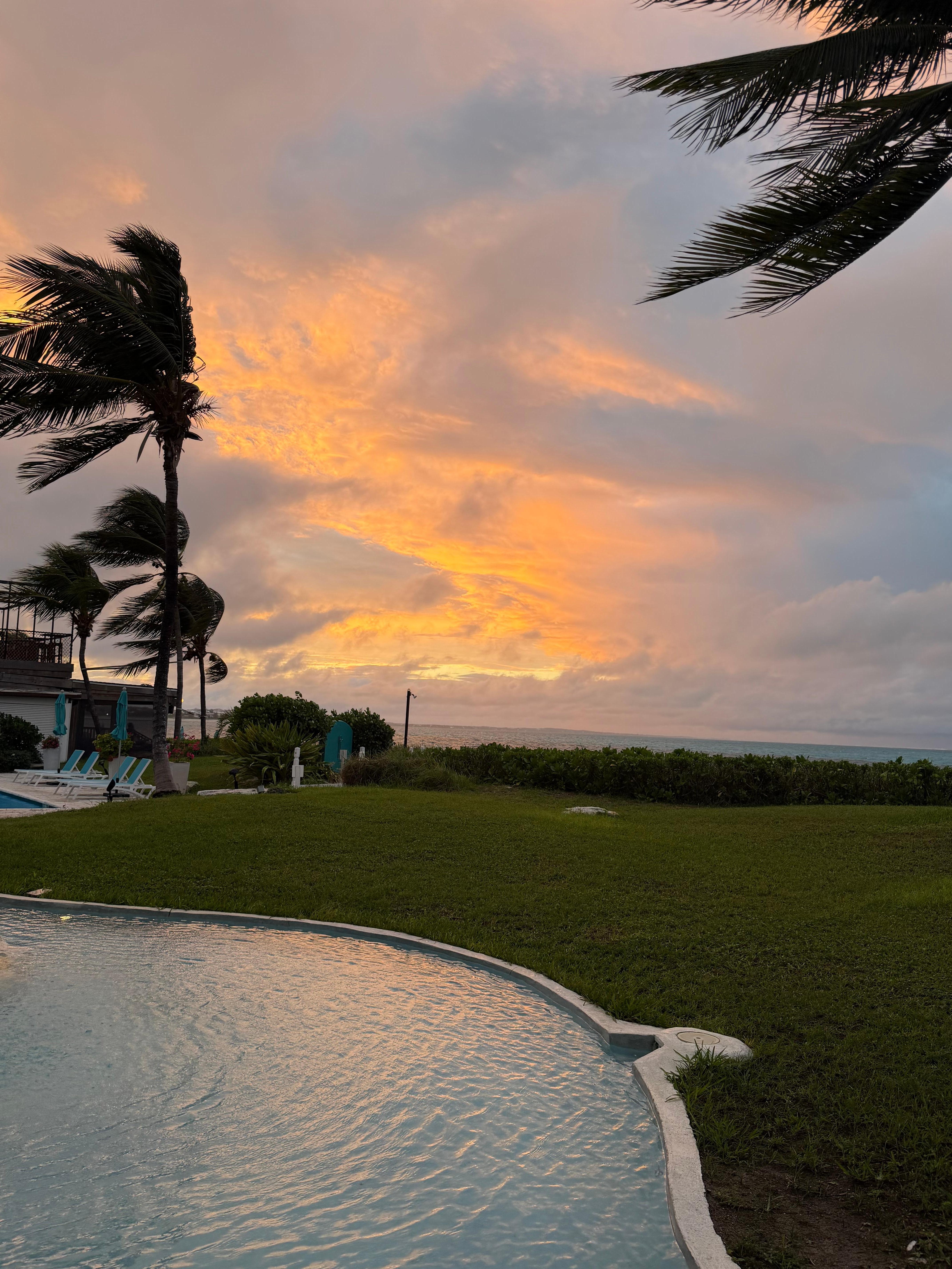 Your sunset from the patio