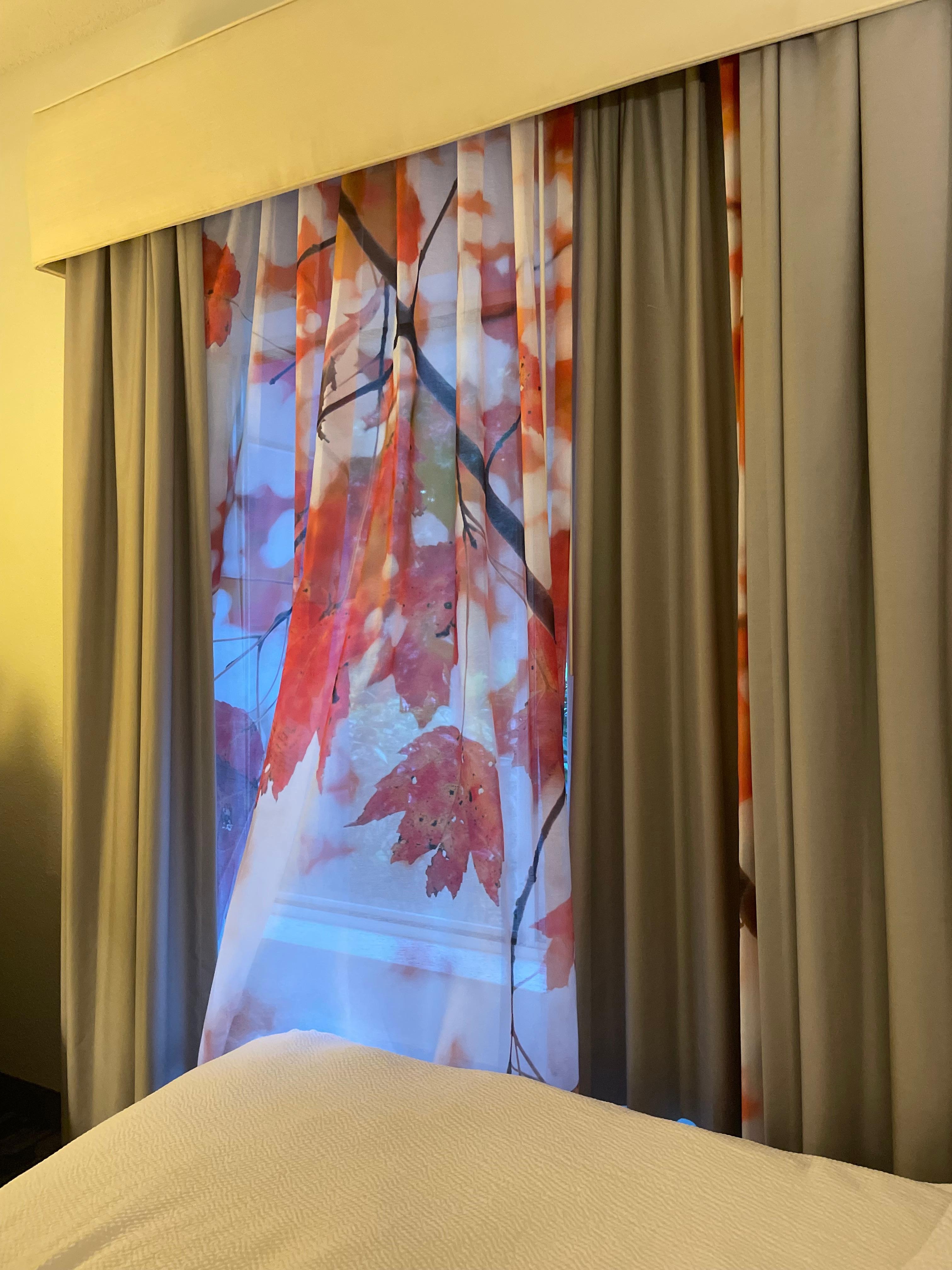 Very pretty window curtains was one of my favorite things. 