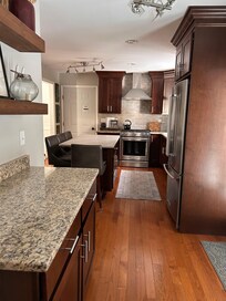 From sitting area looking into kitchen