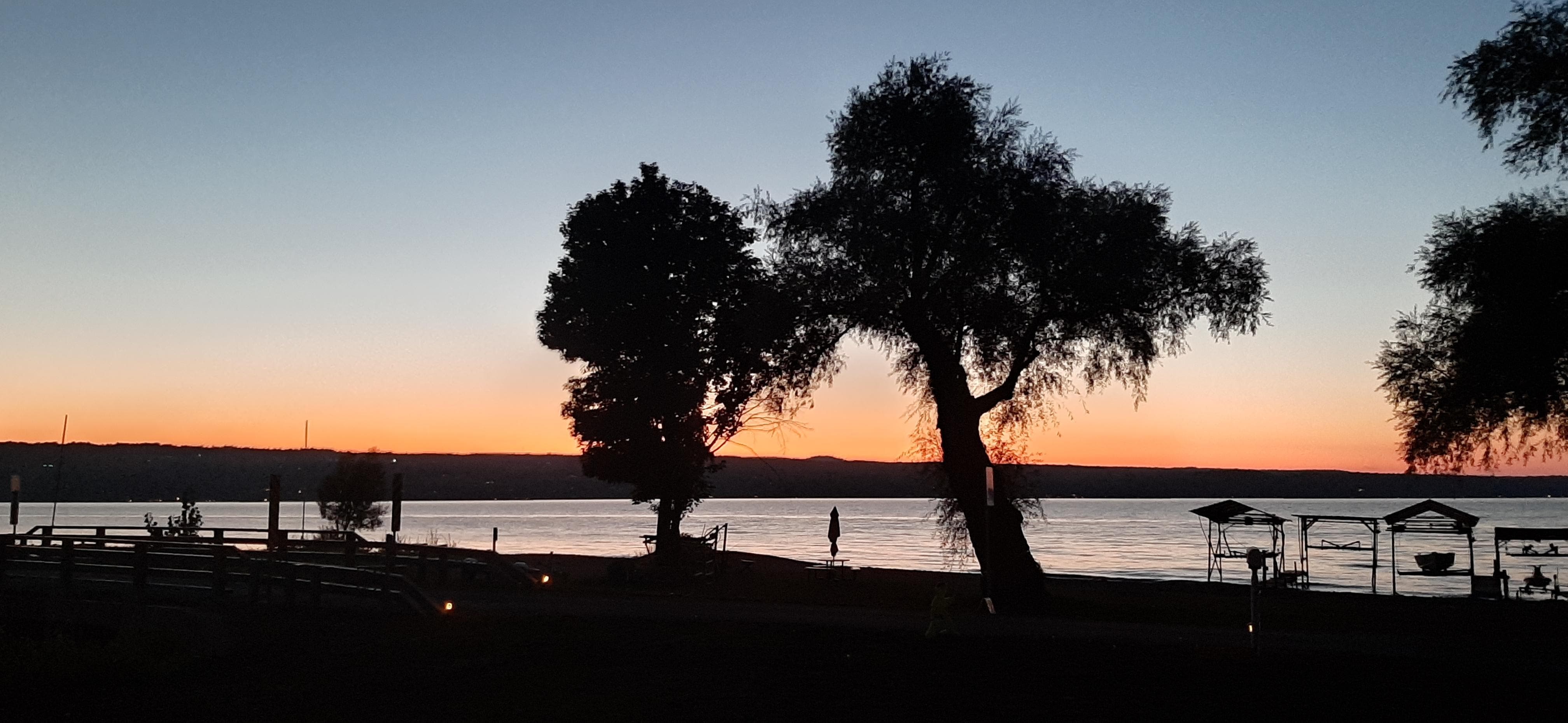 We had this view at sunset for 9 straight evenings! Amazing.