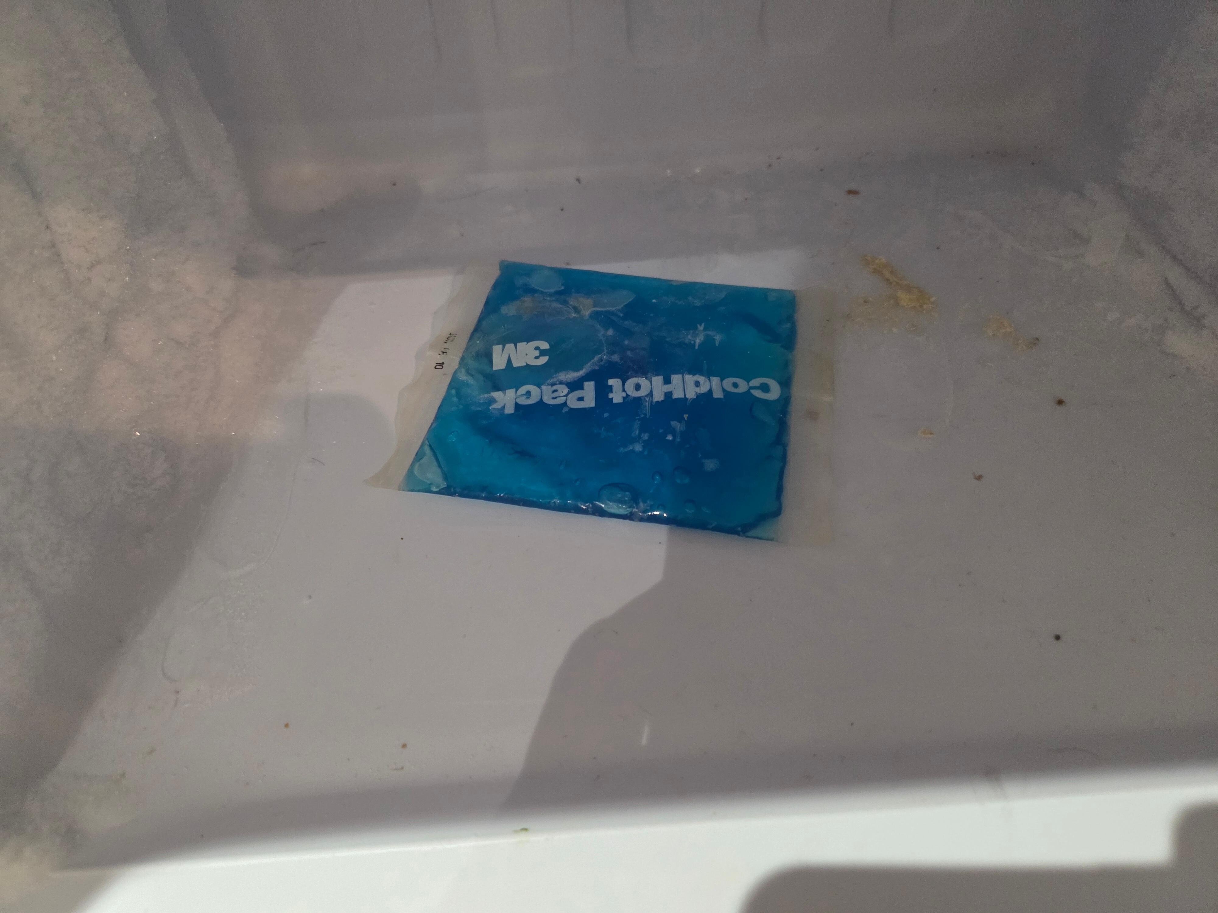 Intérieur du congélateur