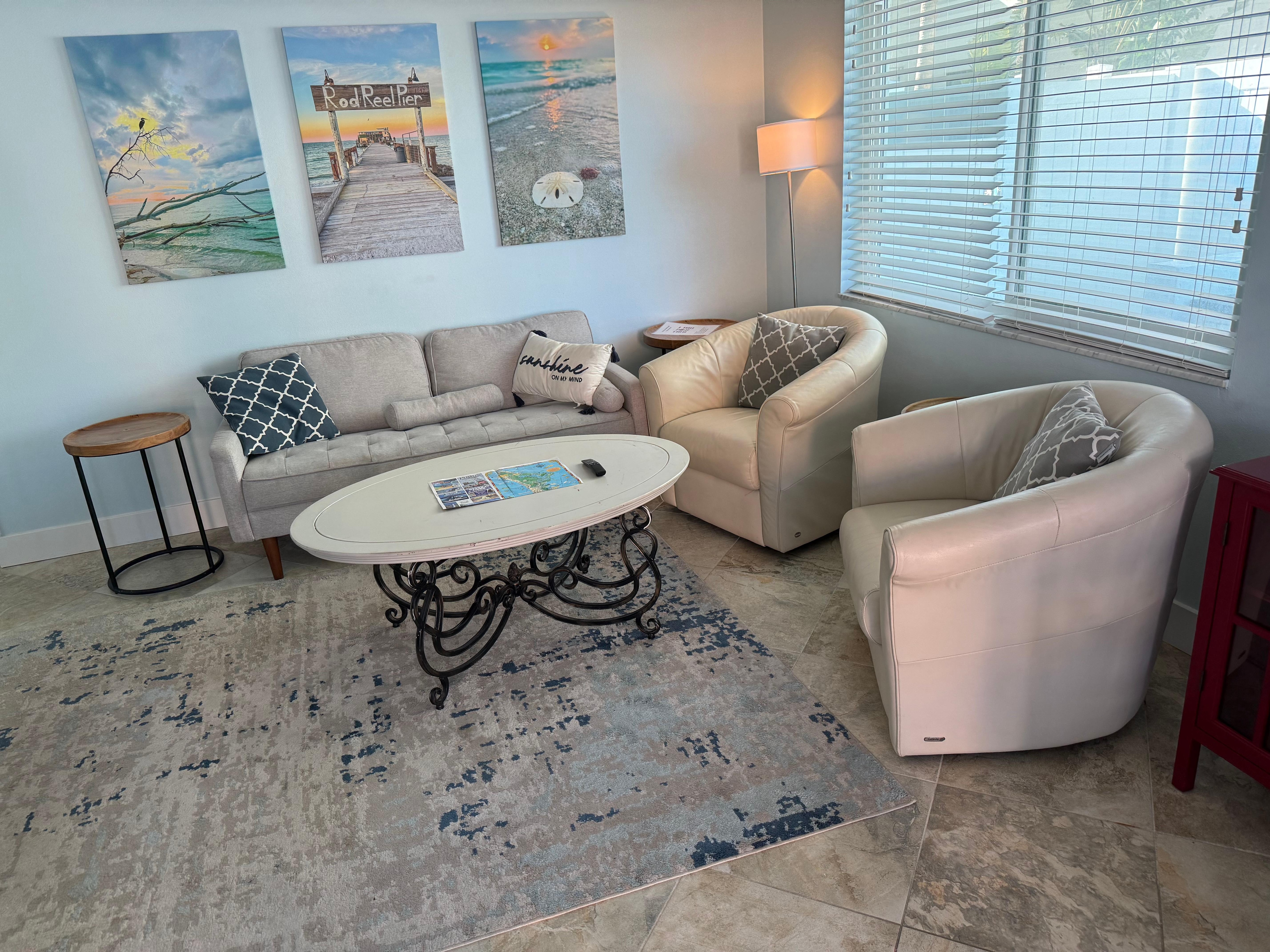 Chair broken . Couch impossible to sit on. Obviously second hand used furniture 