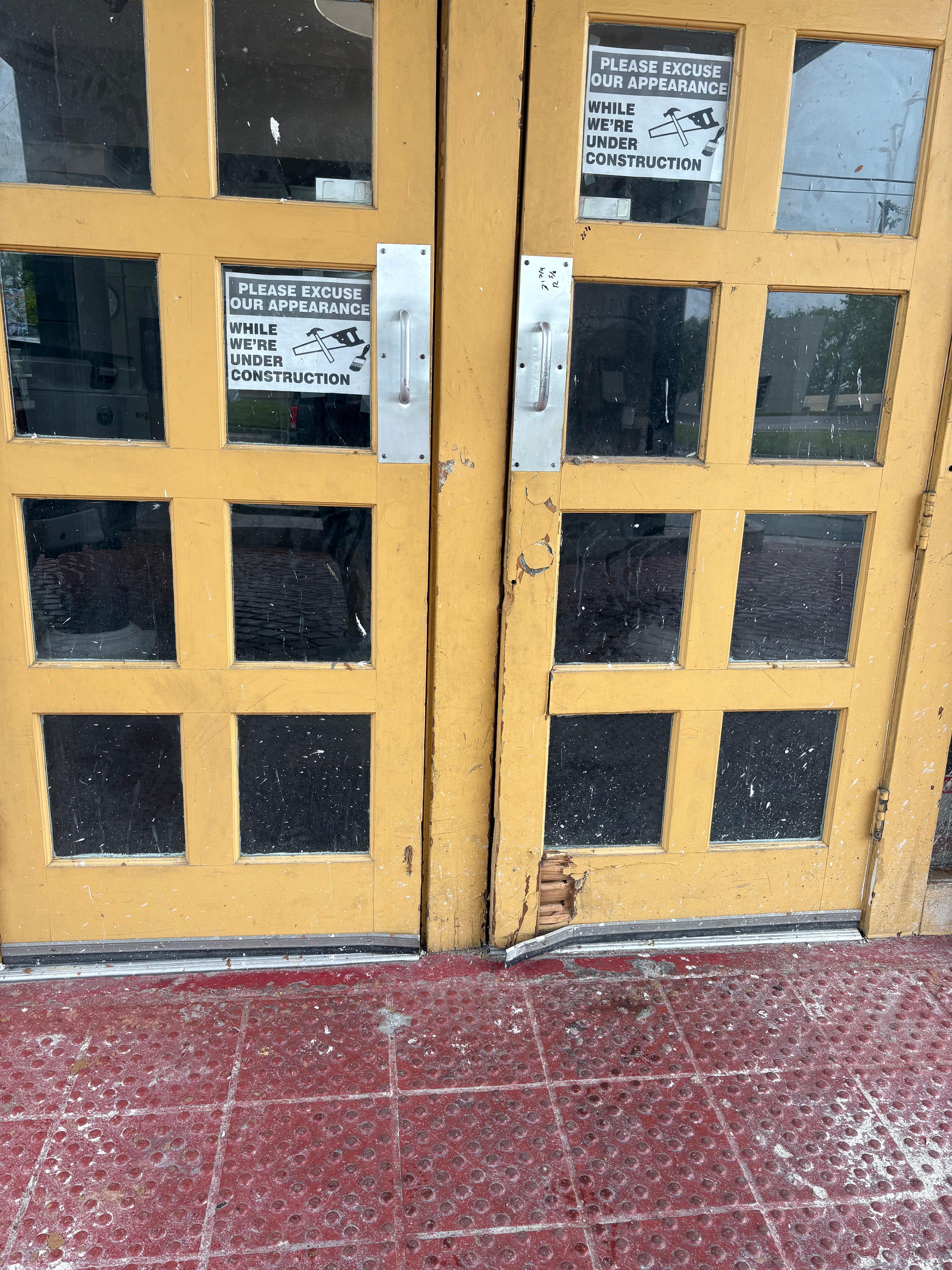 Front entry door.
