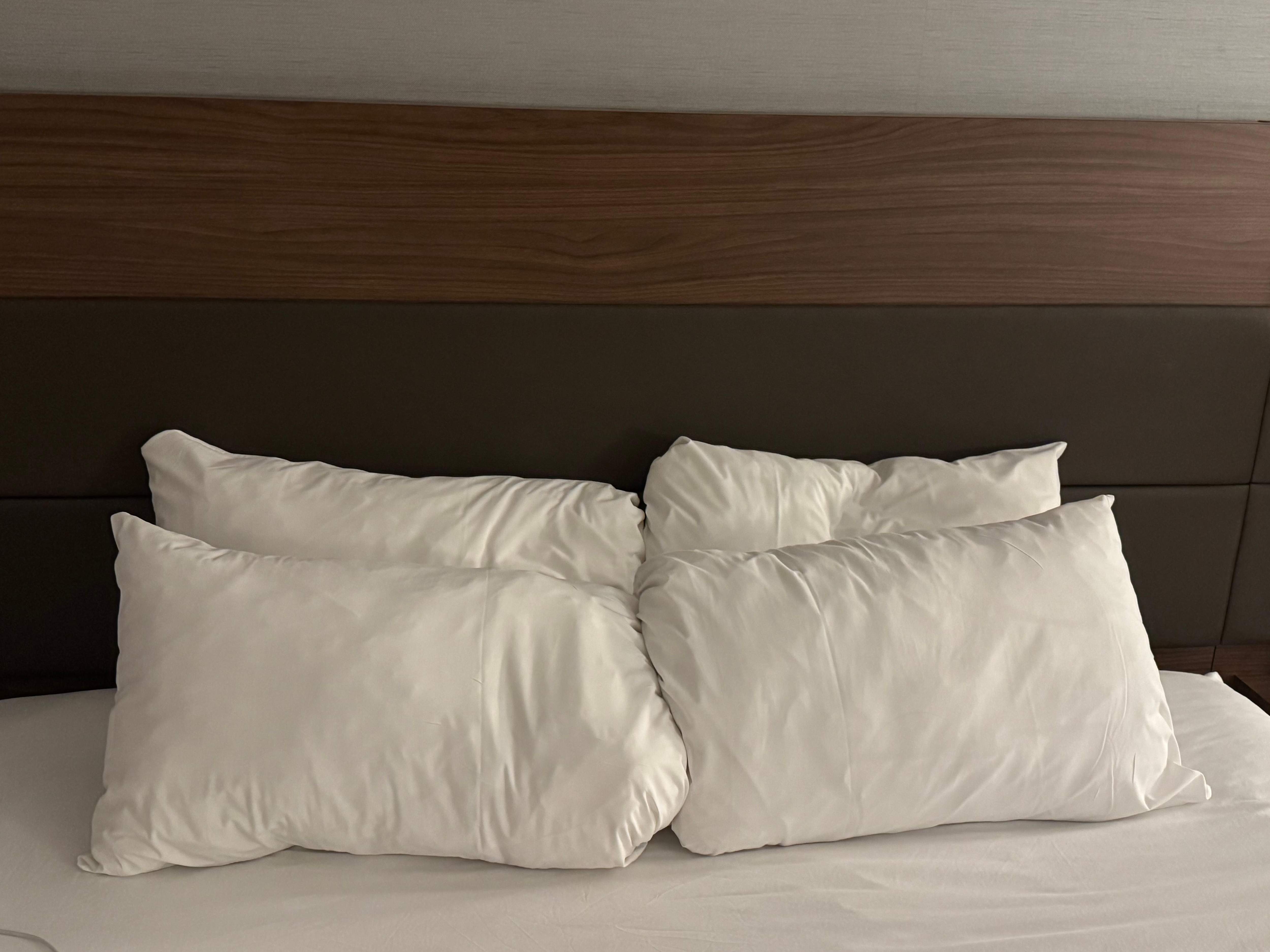 The most uncomfortable pillows I’ve slept on. 