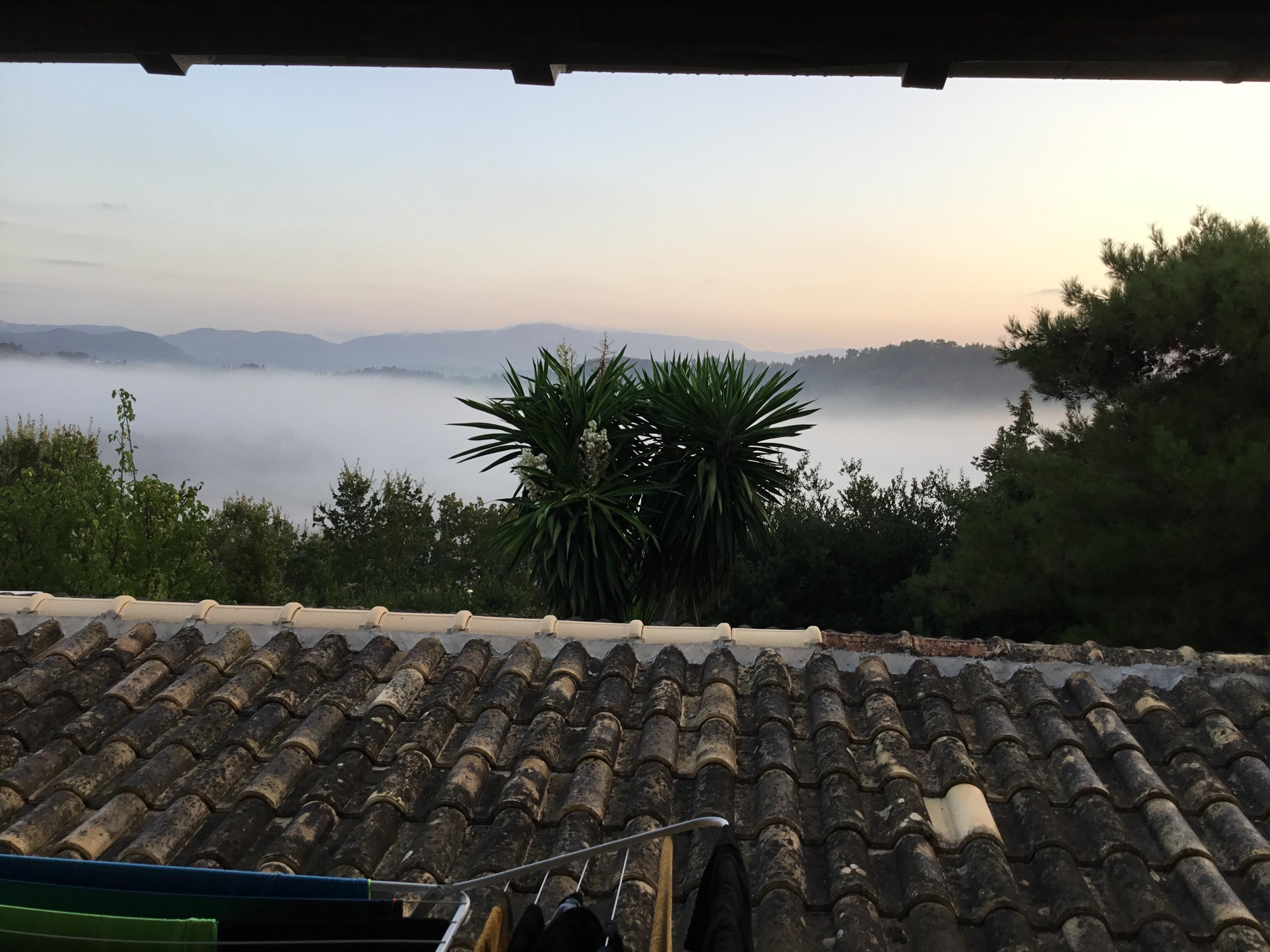 Blick vom Balkon der Amber-Villa 