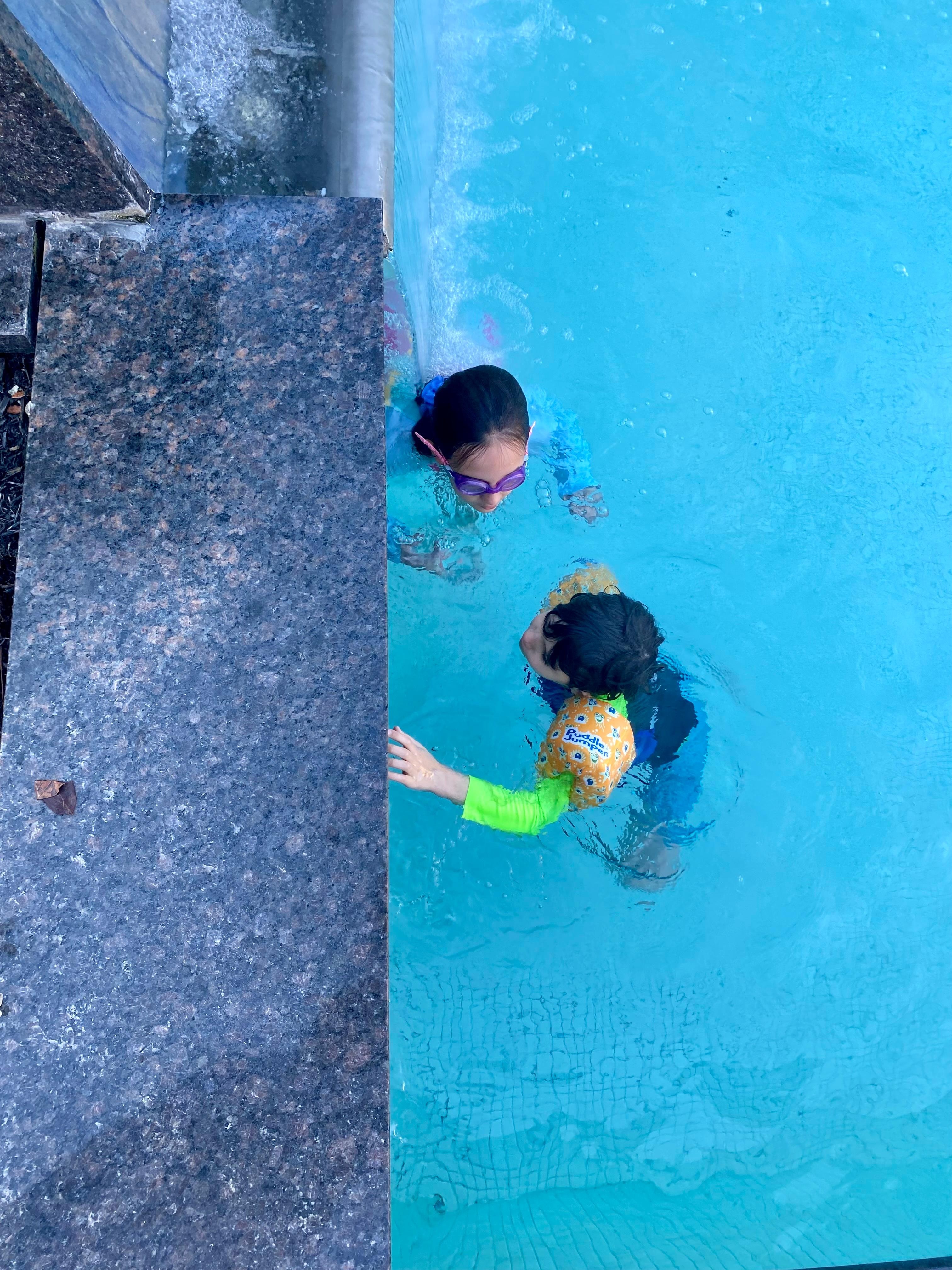 Heated pool, even in winter.