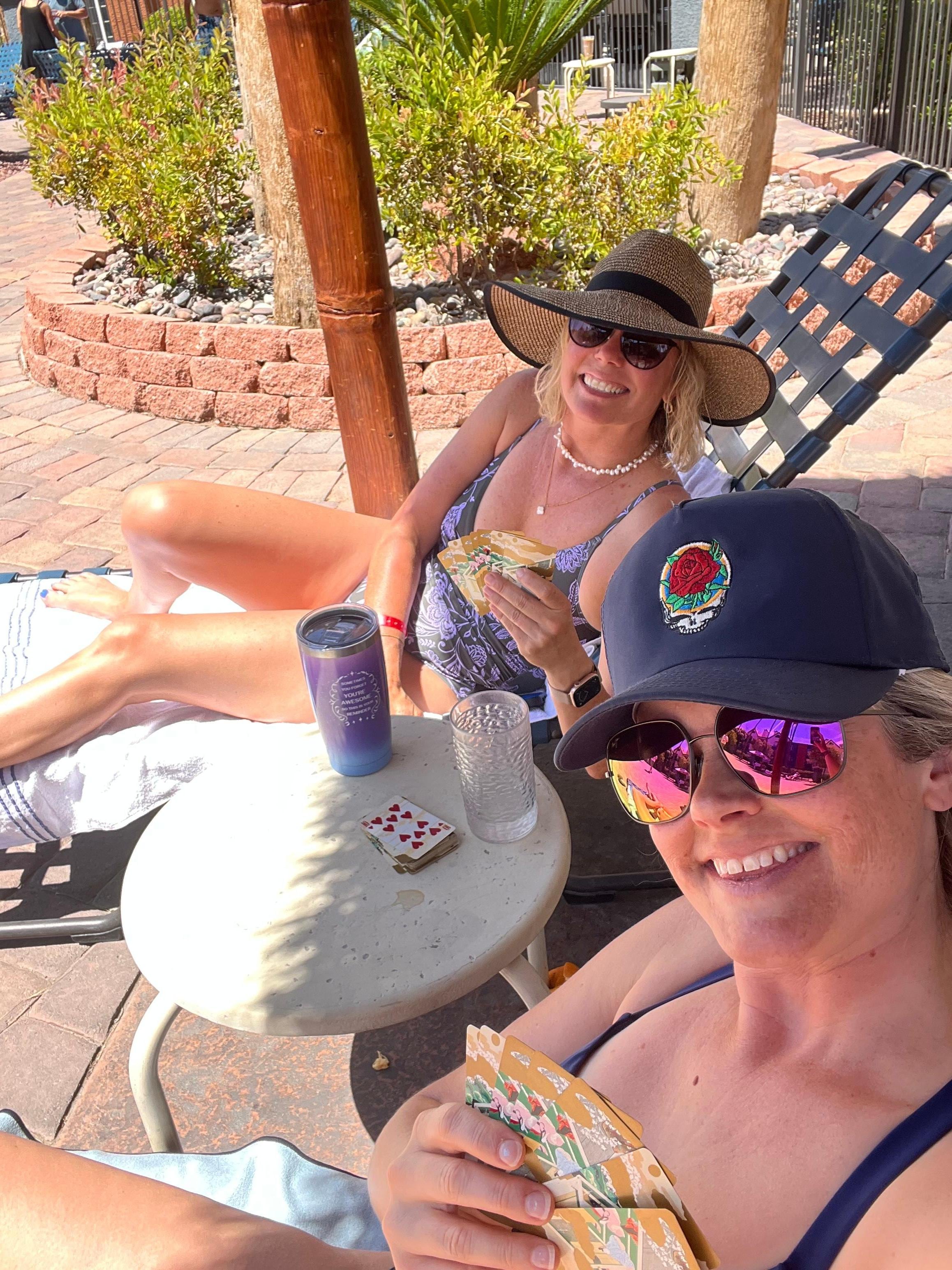 poolside at the main pool - great place to relax and cool off midday day