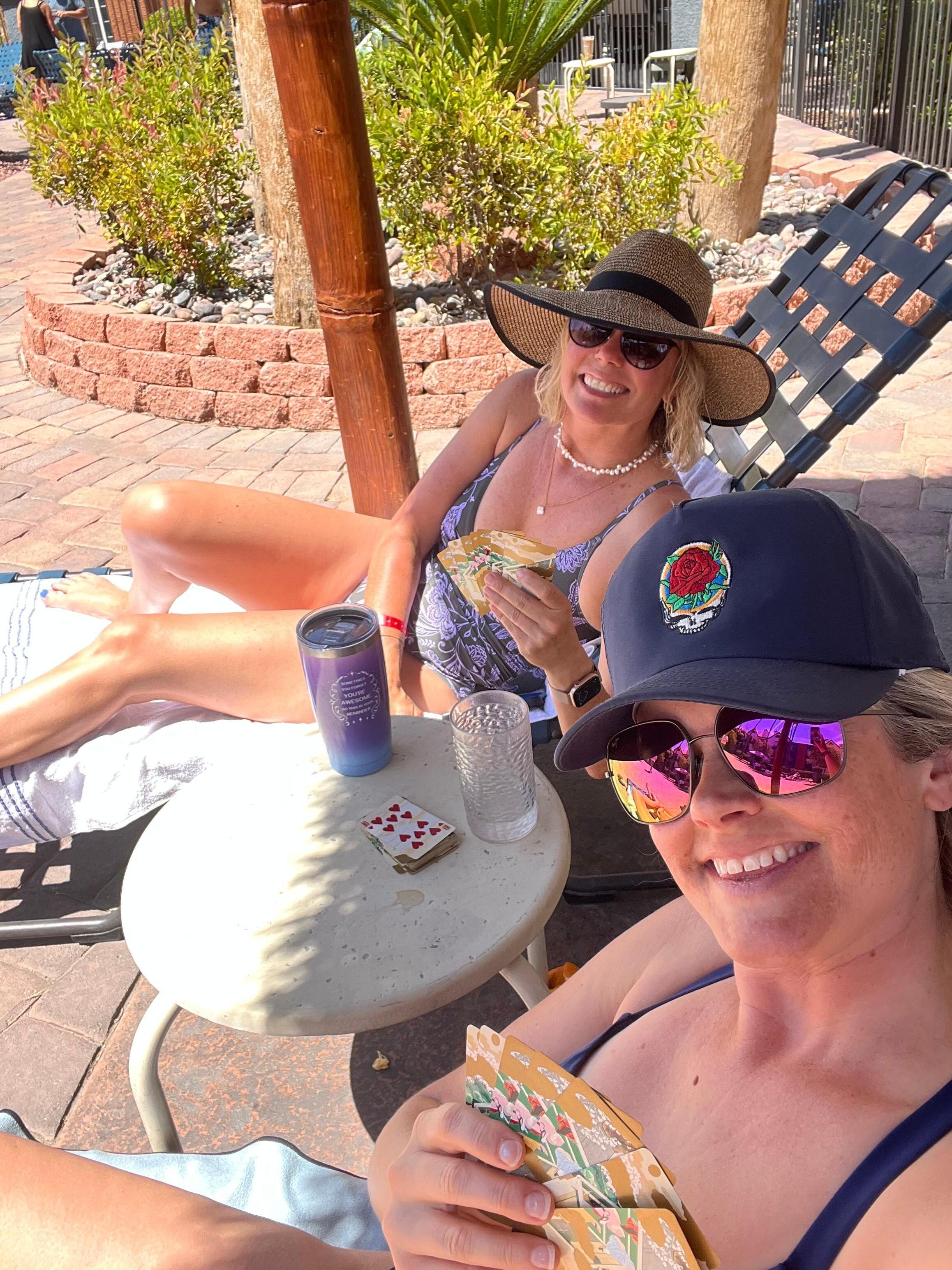 poolside at the main pool - great place to relax and cool off midday day
