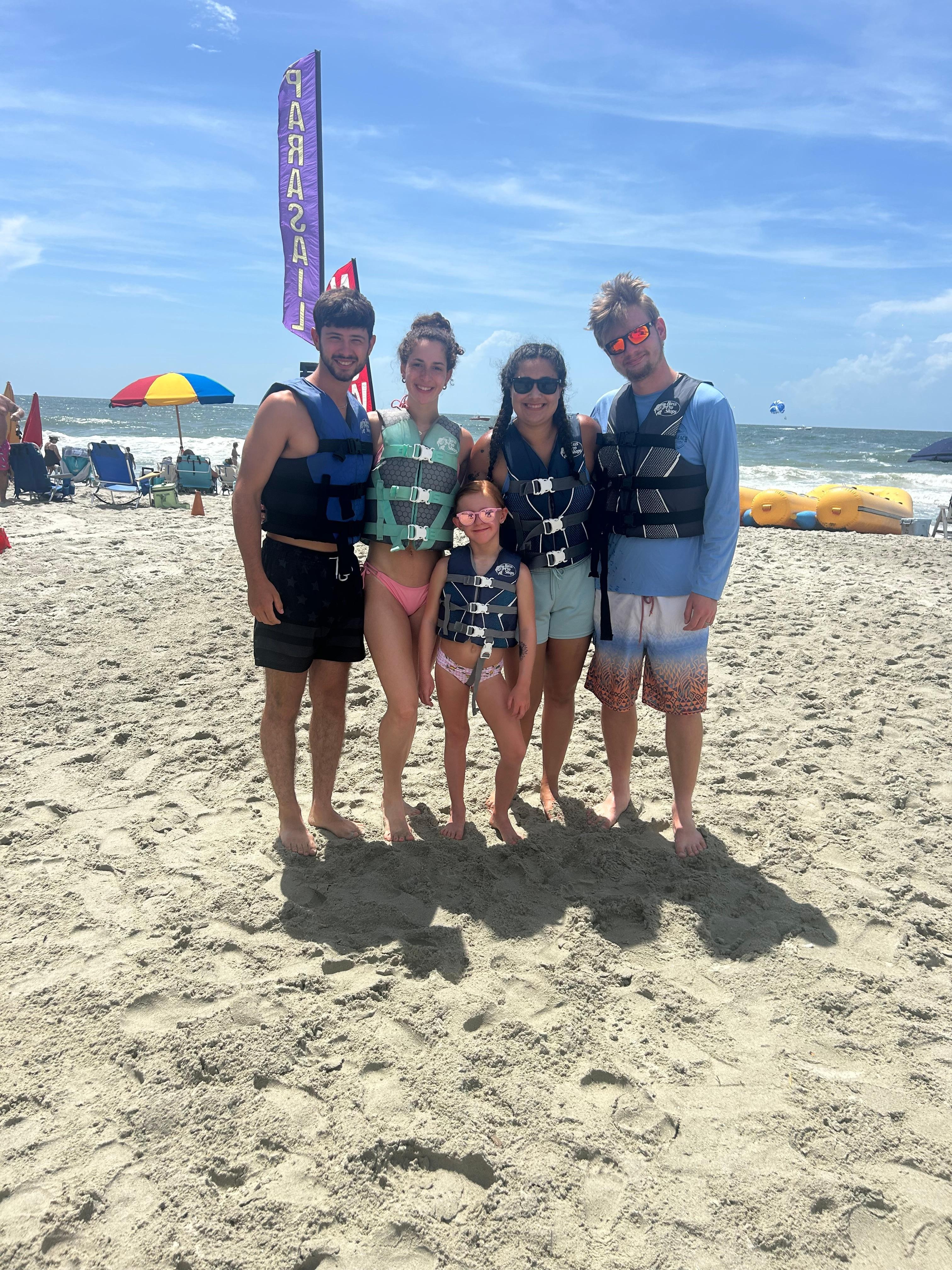 Parasailing/ banana boat right outside of condo! 