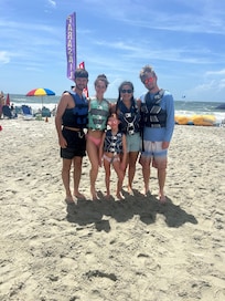 Parasailing/ banana boat right outside of condo!