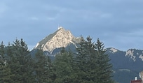 Wendelstein vom Chalet aus gesehen