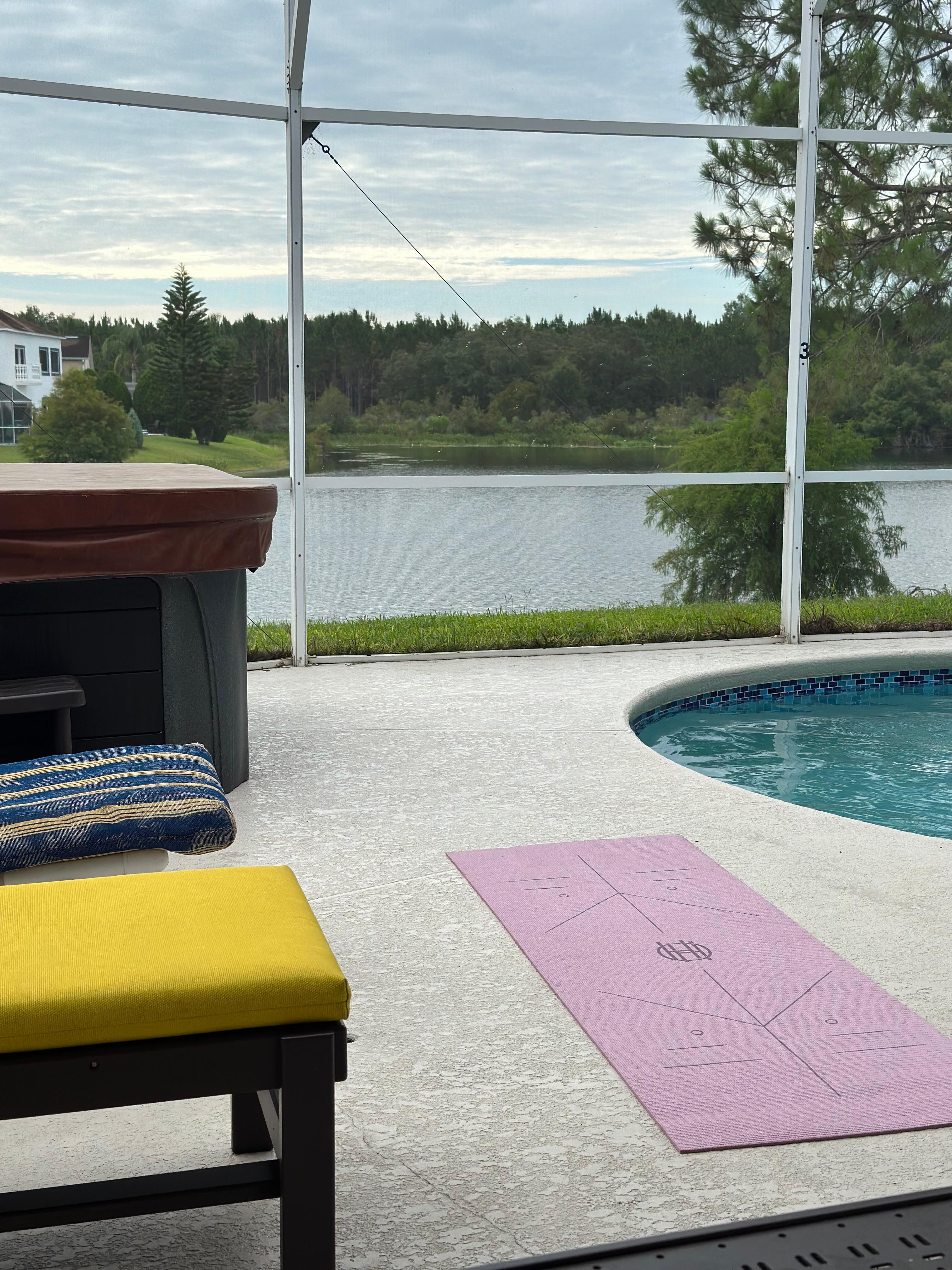 Yoga in the mornings 🧘‍♀️