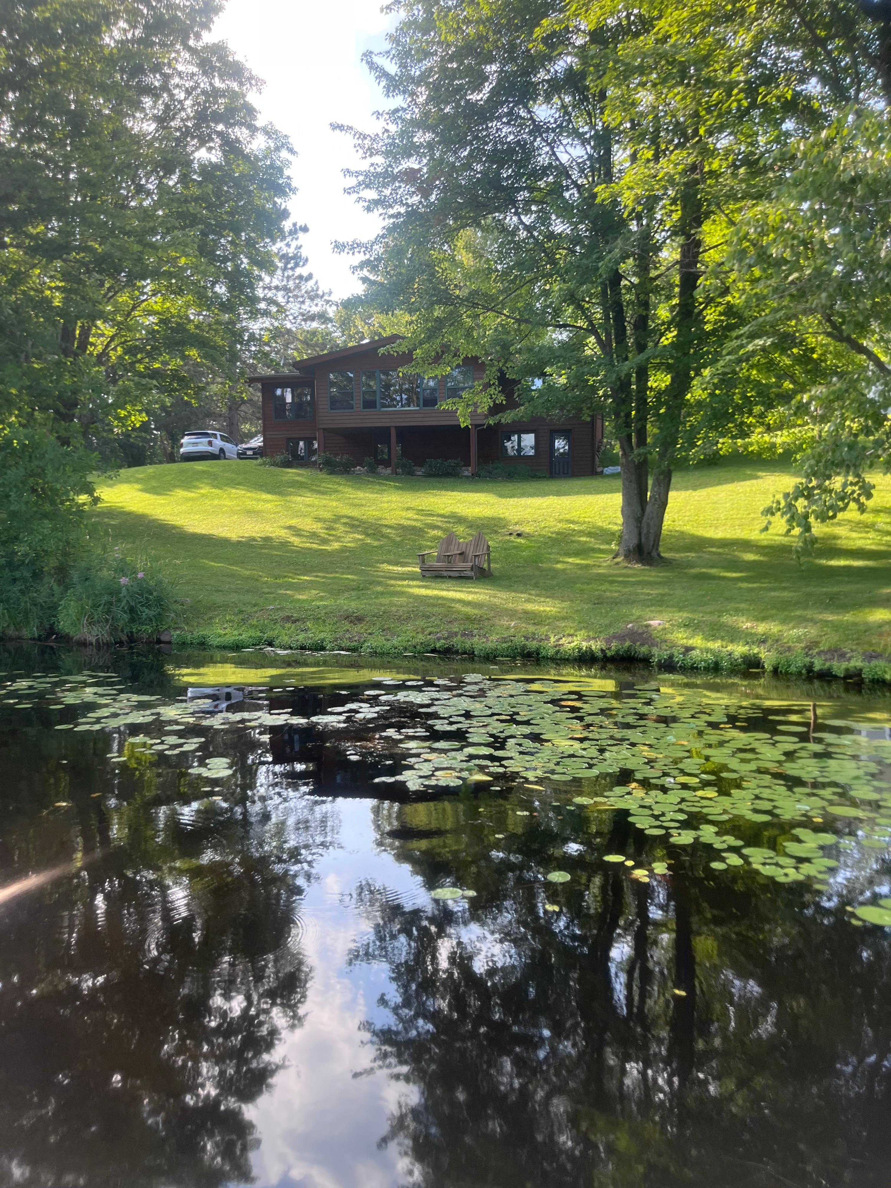 Perfect, quiet bay for paddling and fishing 