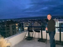 Roof top area. Great views!