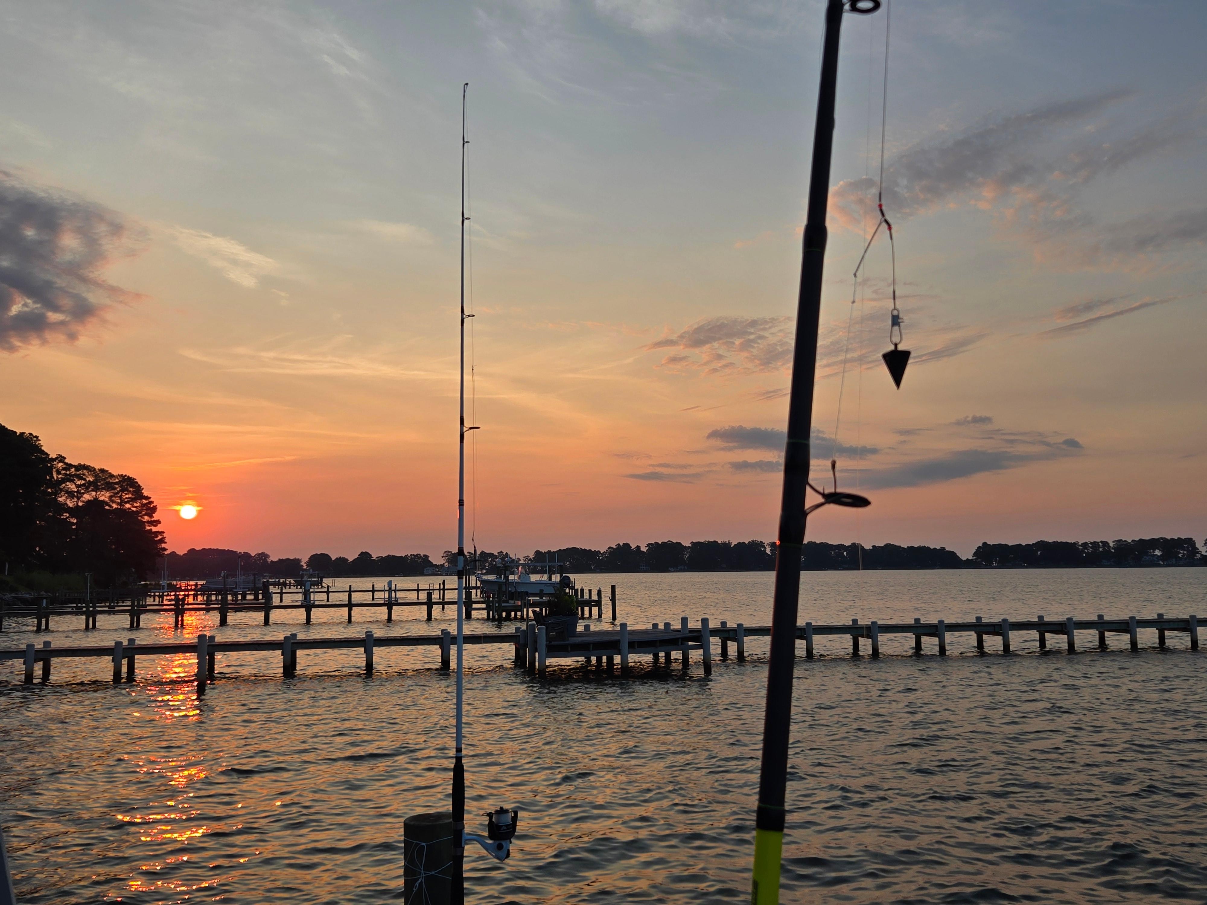 Sunrise on the dock