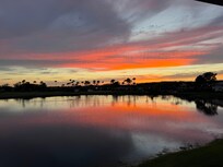 Sunset from the deck.