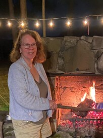 The fire was so nice and kept mosquitoes away.