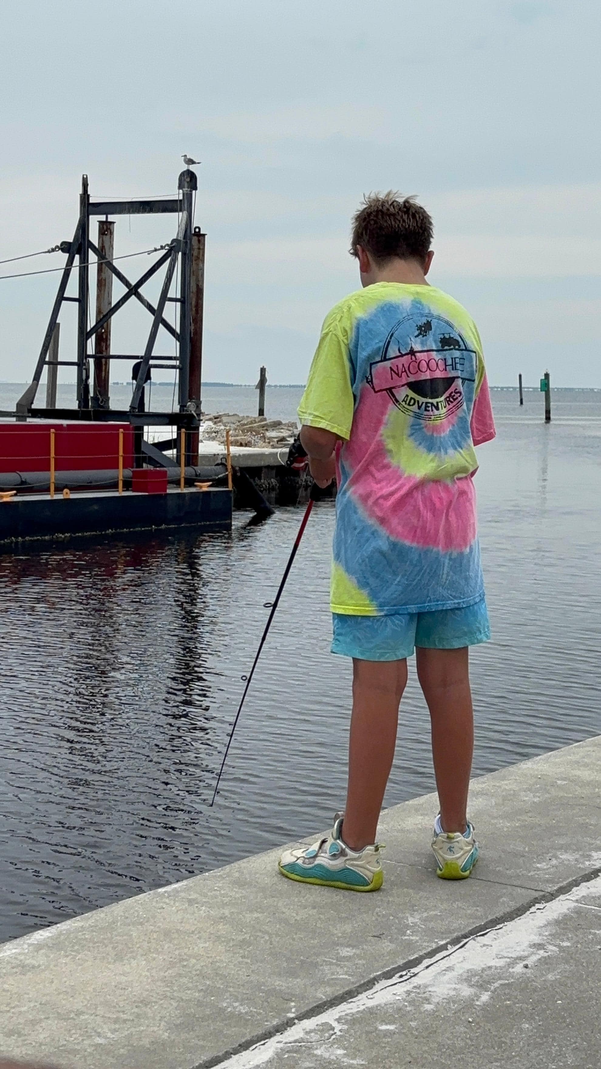 Fishing at the Chanel 