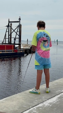 Fishing at the Chanel 