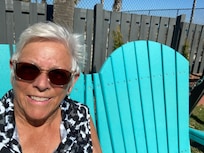 Comfy swing to enjoy outside