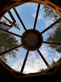 A view from the top bunk.