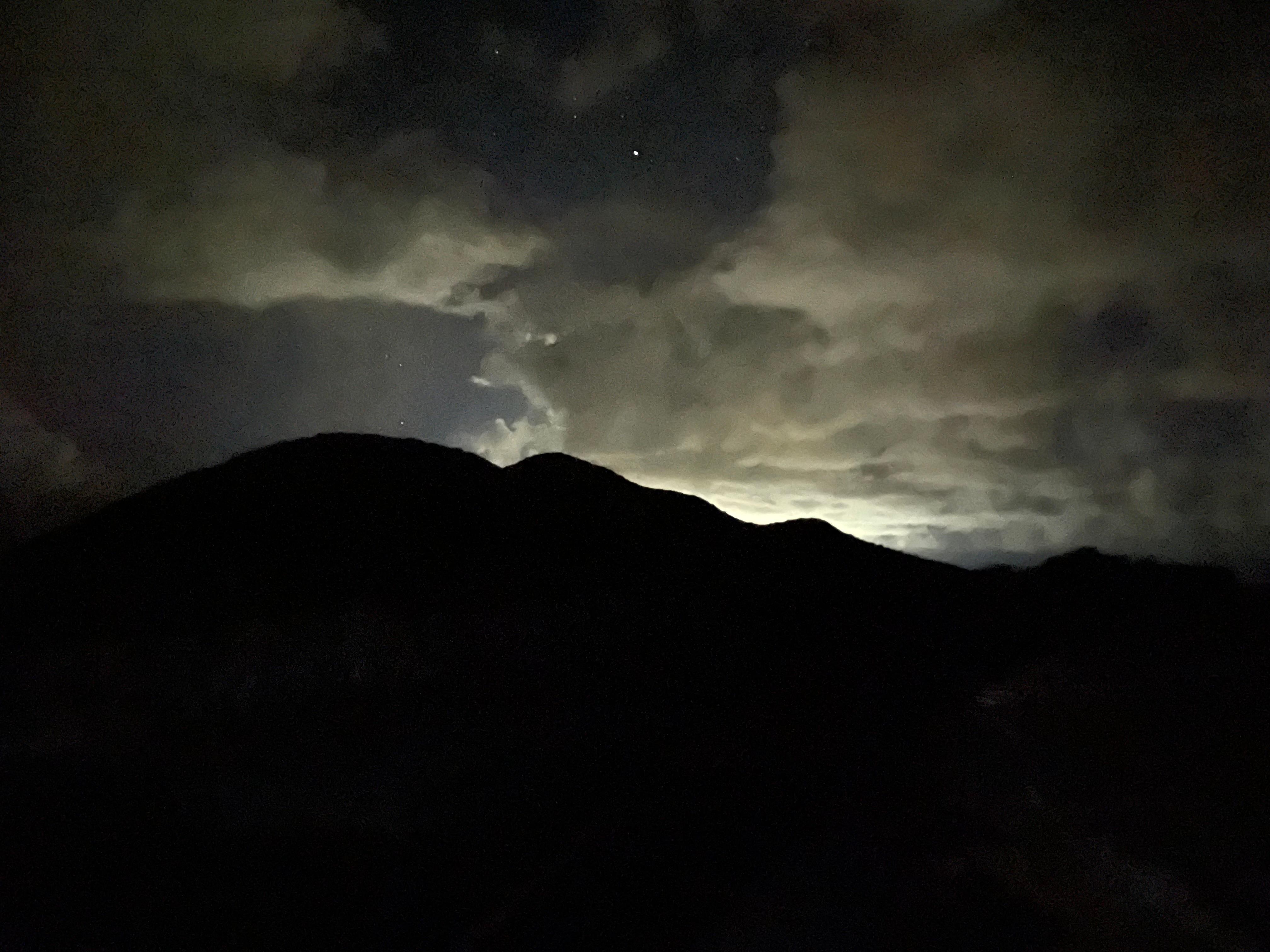 Point Udall at night, picture doesn’t do justice.