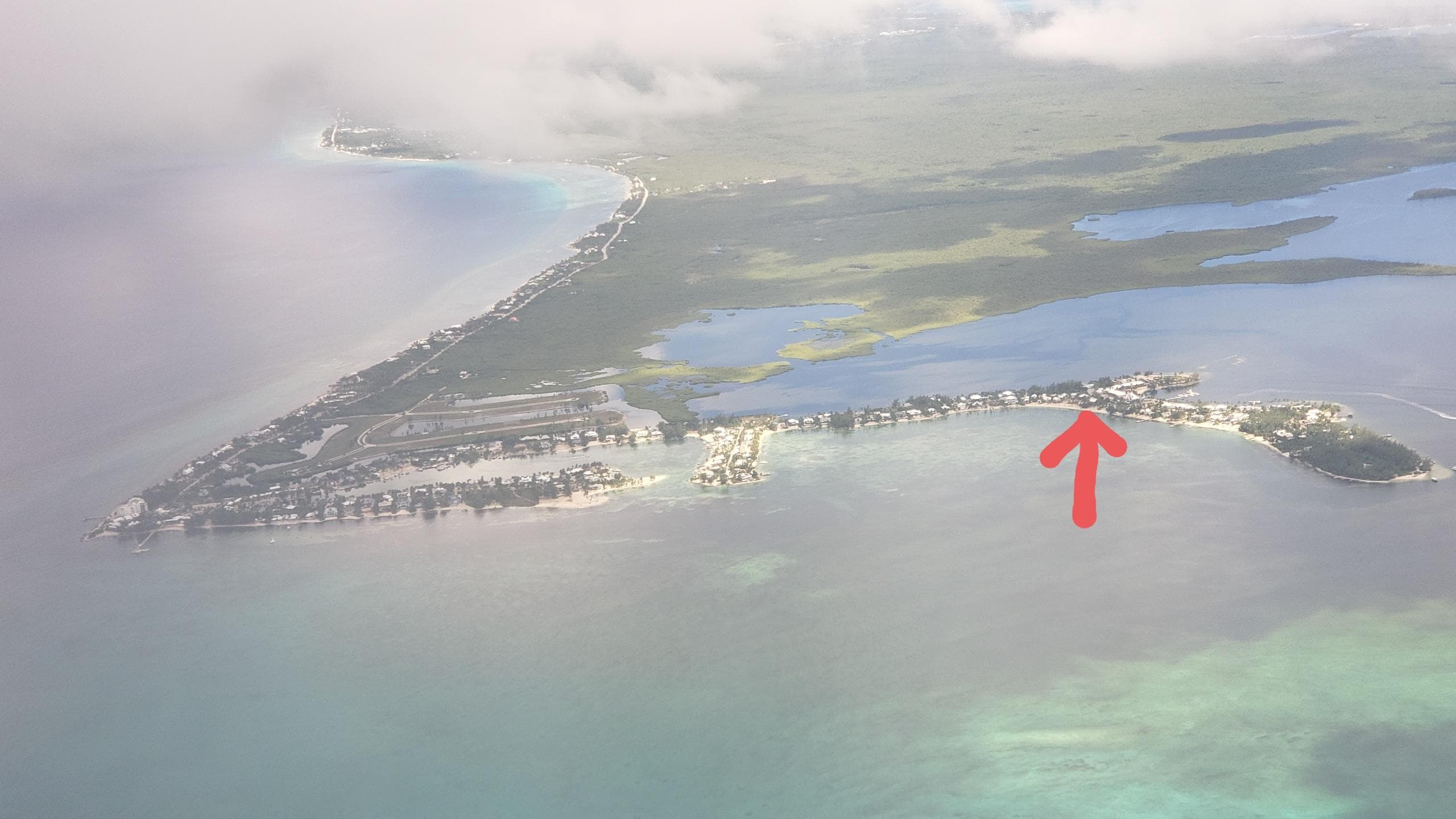 Taken from our flight back home.  😥