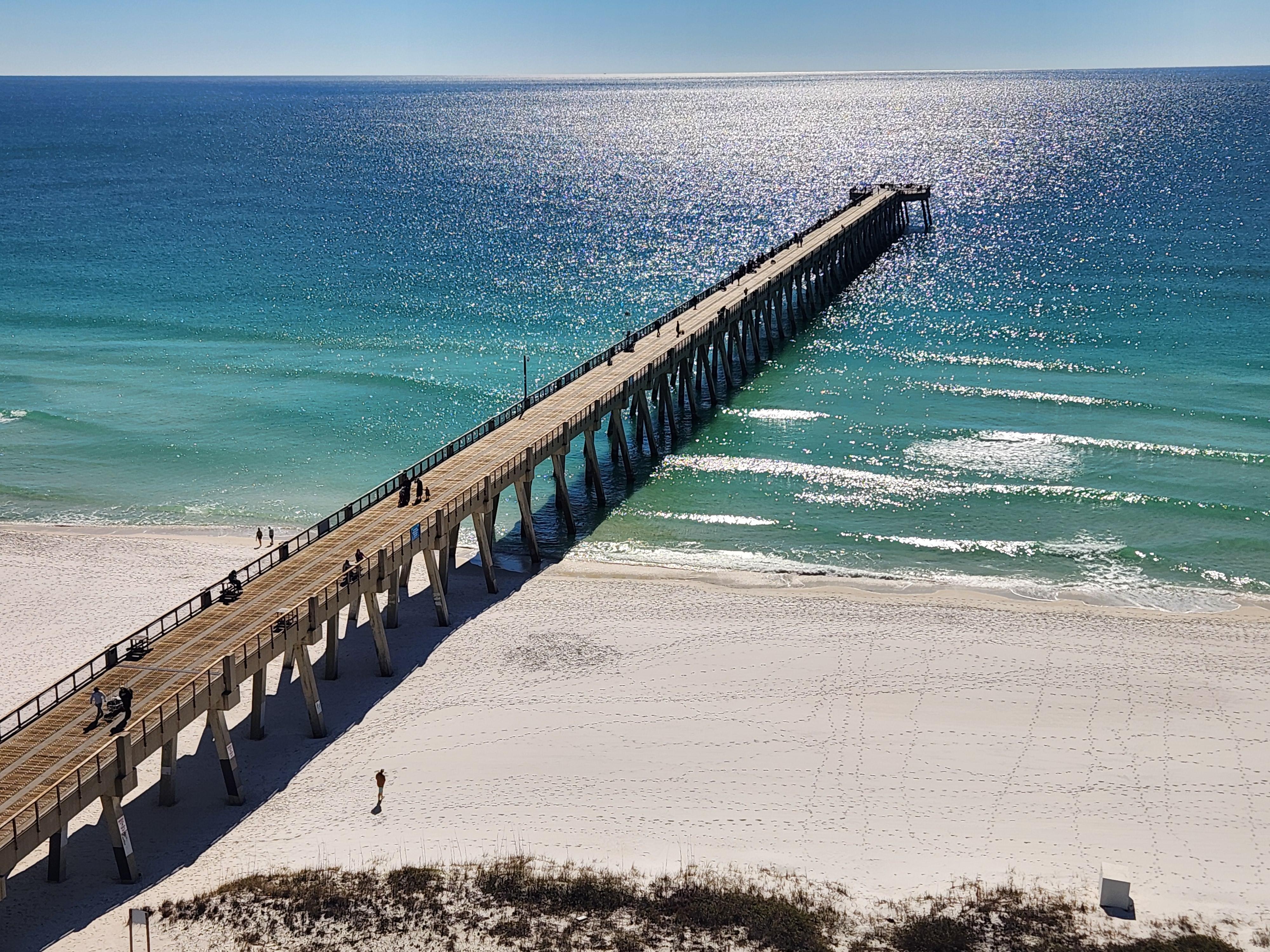 This view is from the front balcony. 