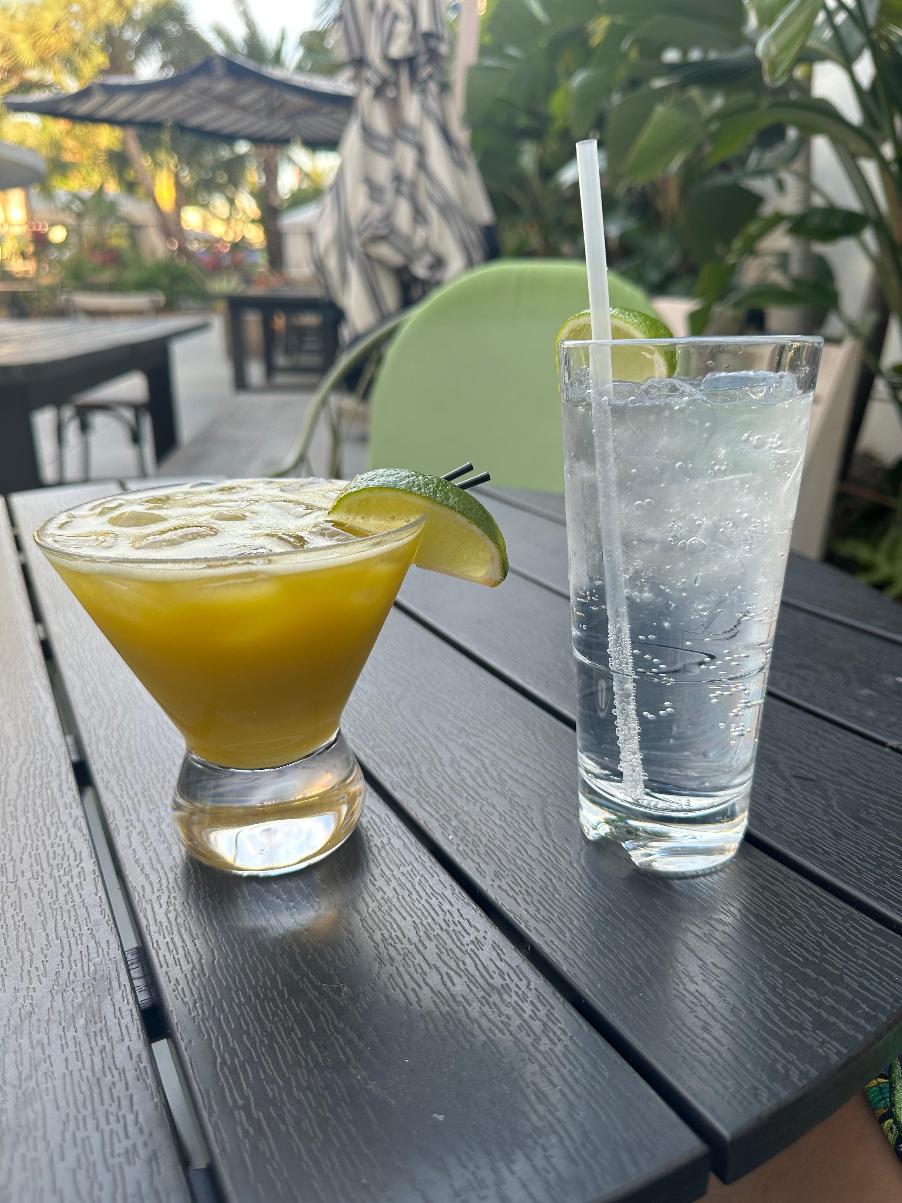 Goda drinkar från baren.