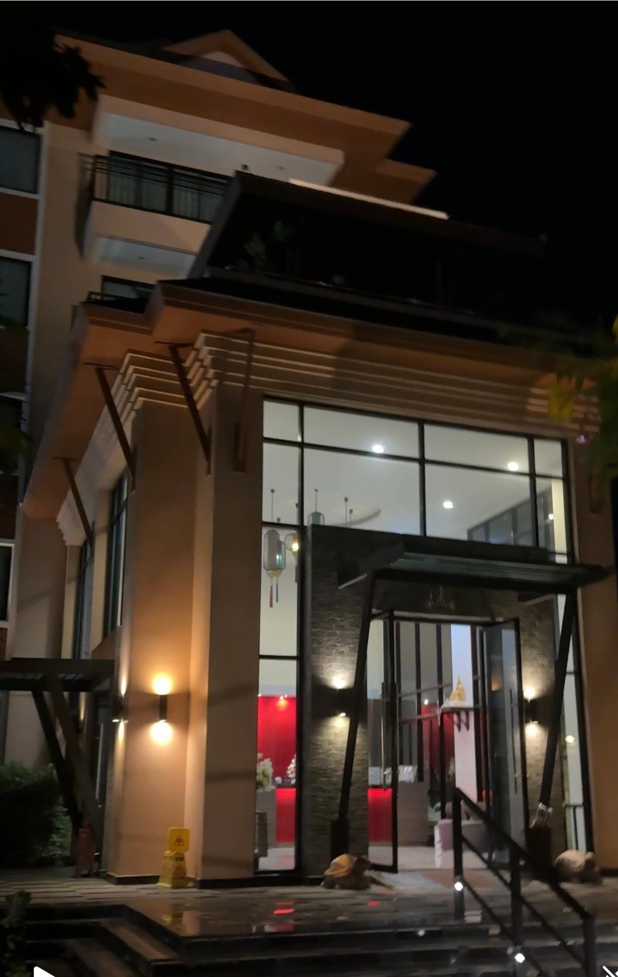 Front of hotel