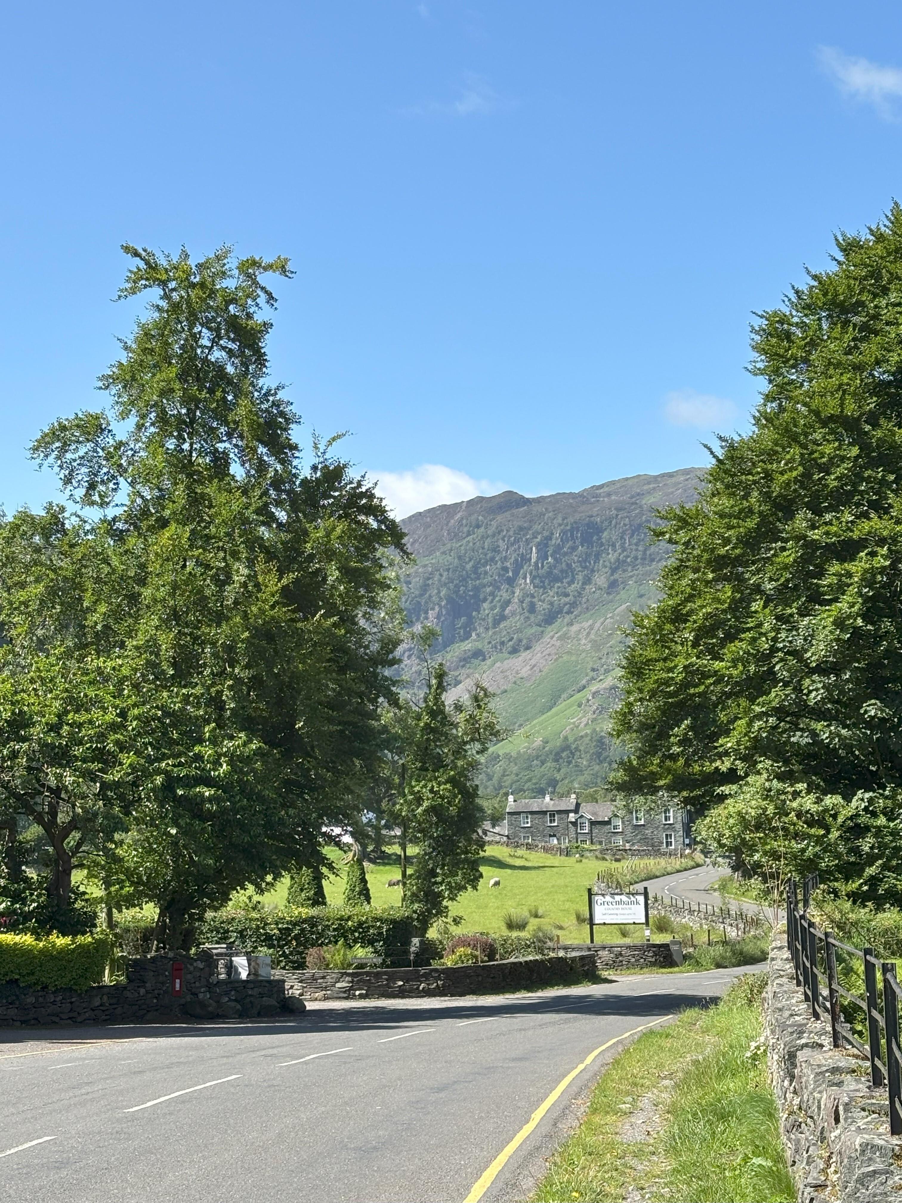Even the view from the bus stop is lovely!