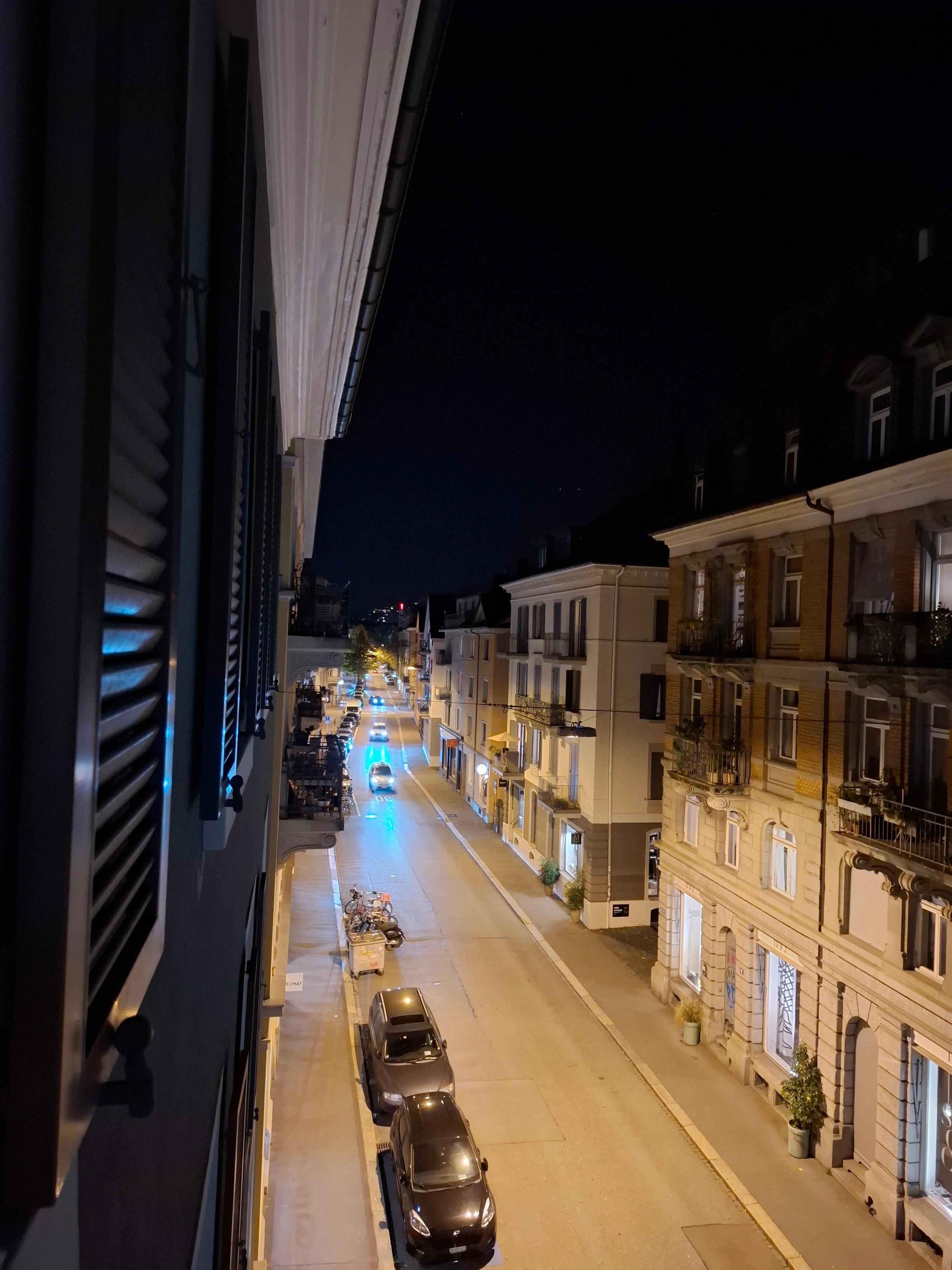 Vista desde la habitación. 