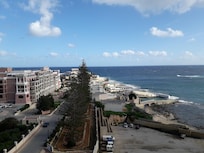 View of the Dragonara hotel and casino from the balcony