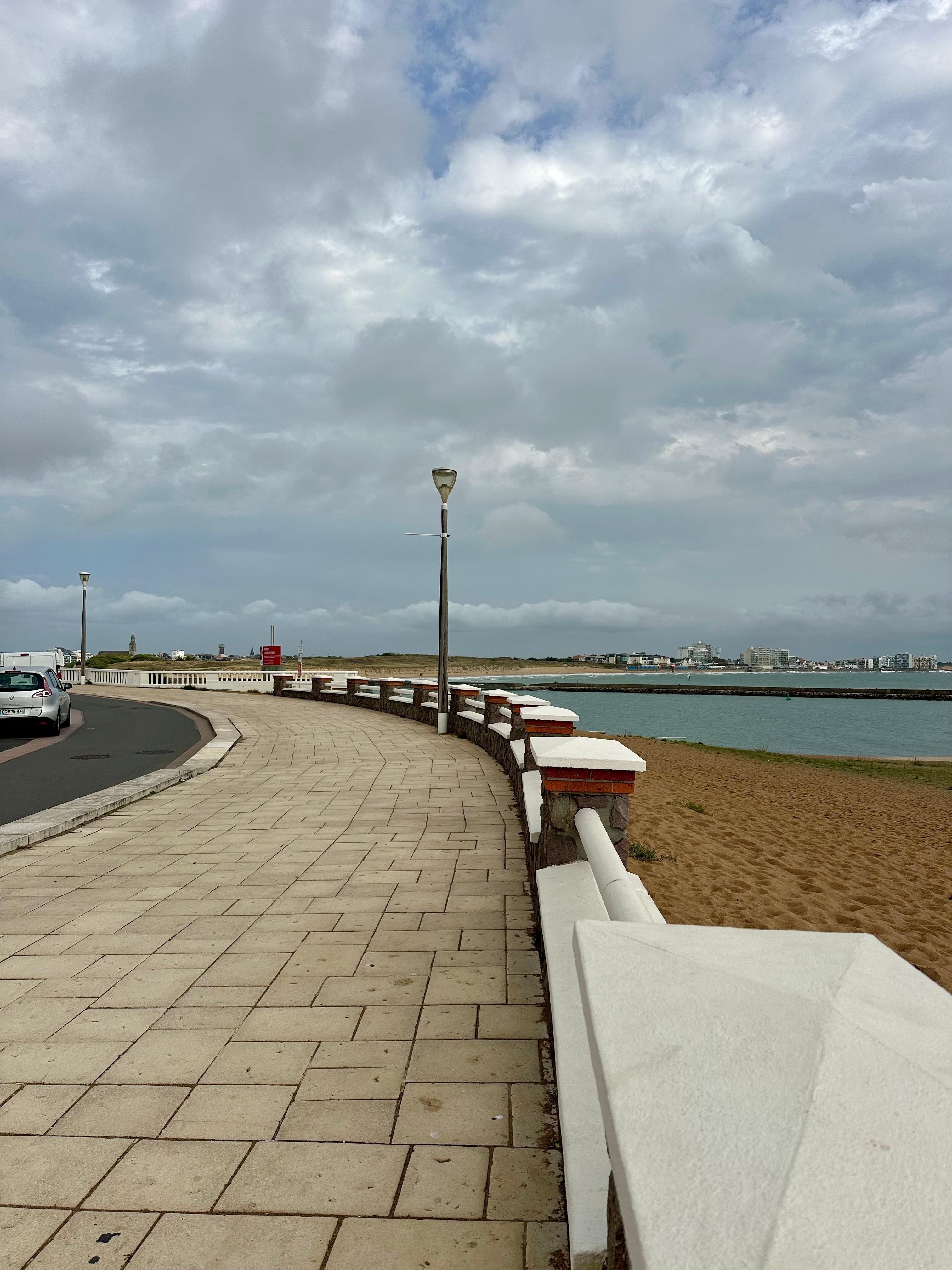 Esplanade outside the property 