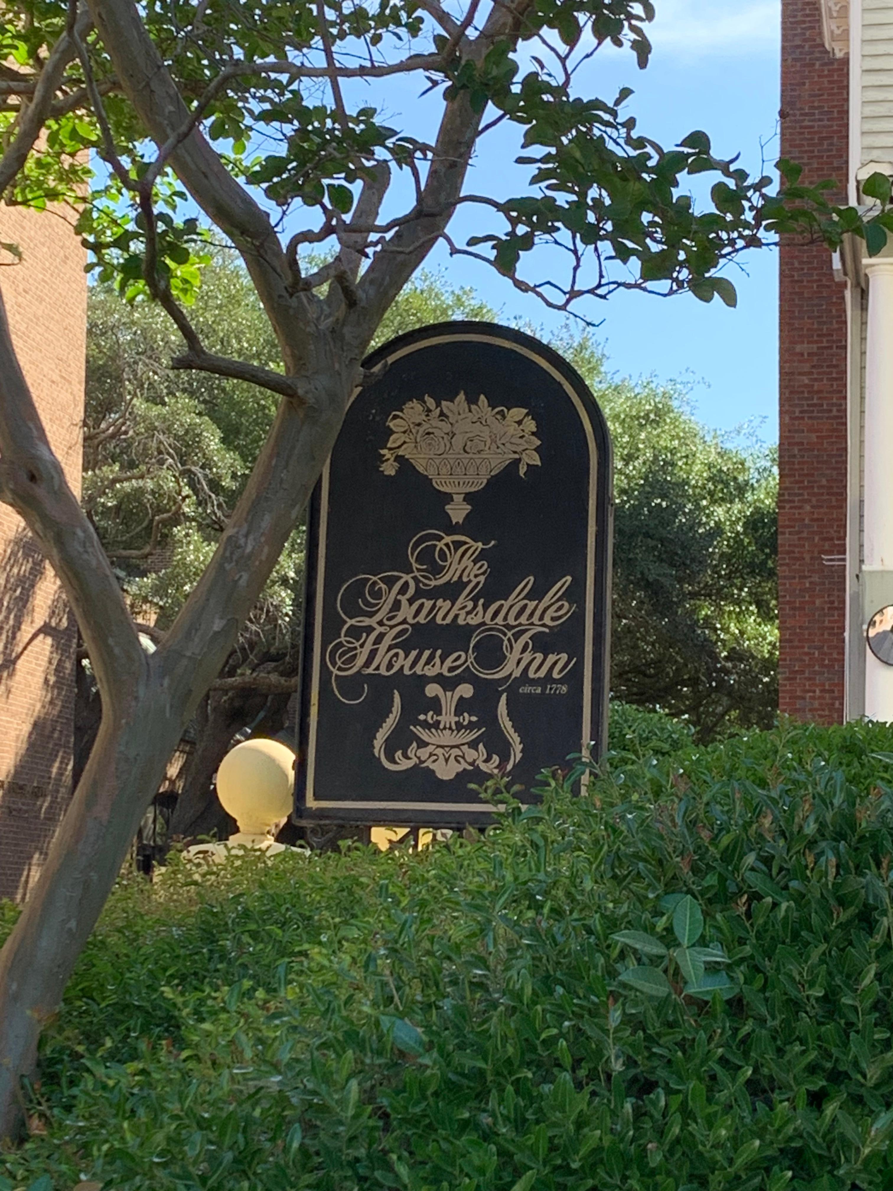 Pulling out of the parking on the backside of the house