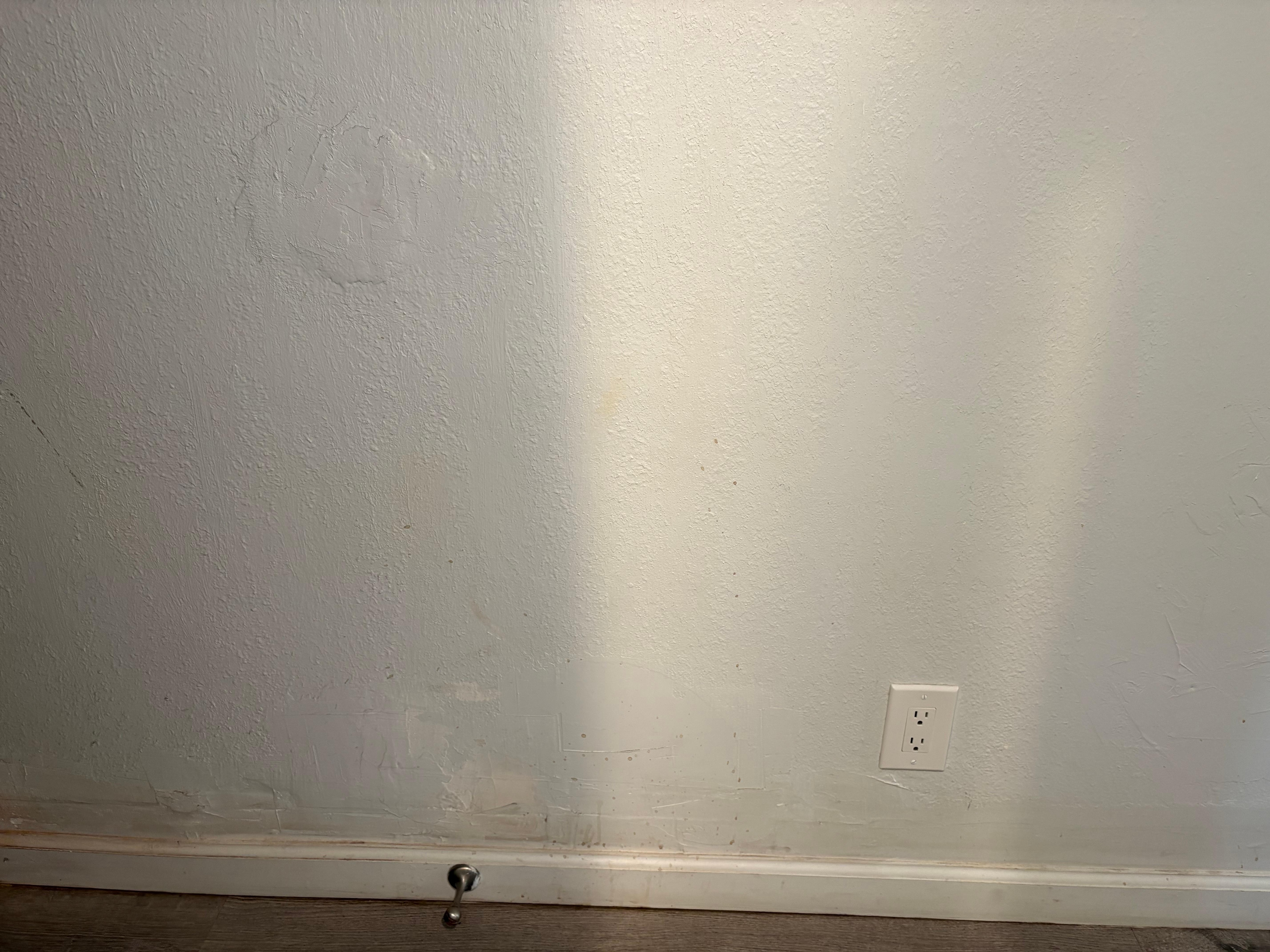 stains on the walls