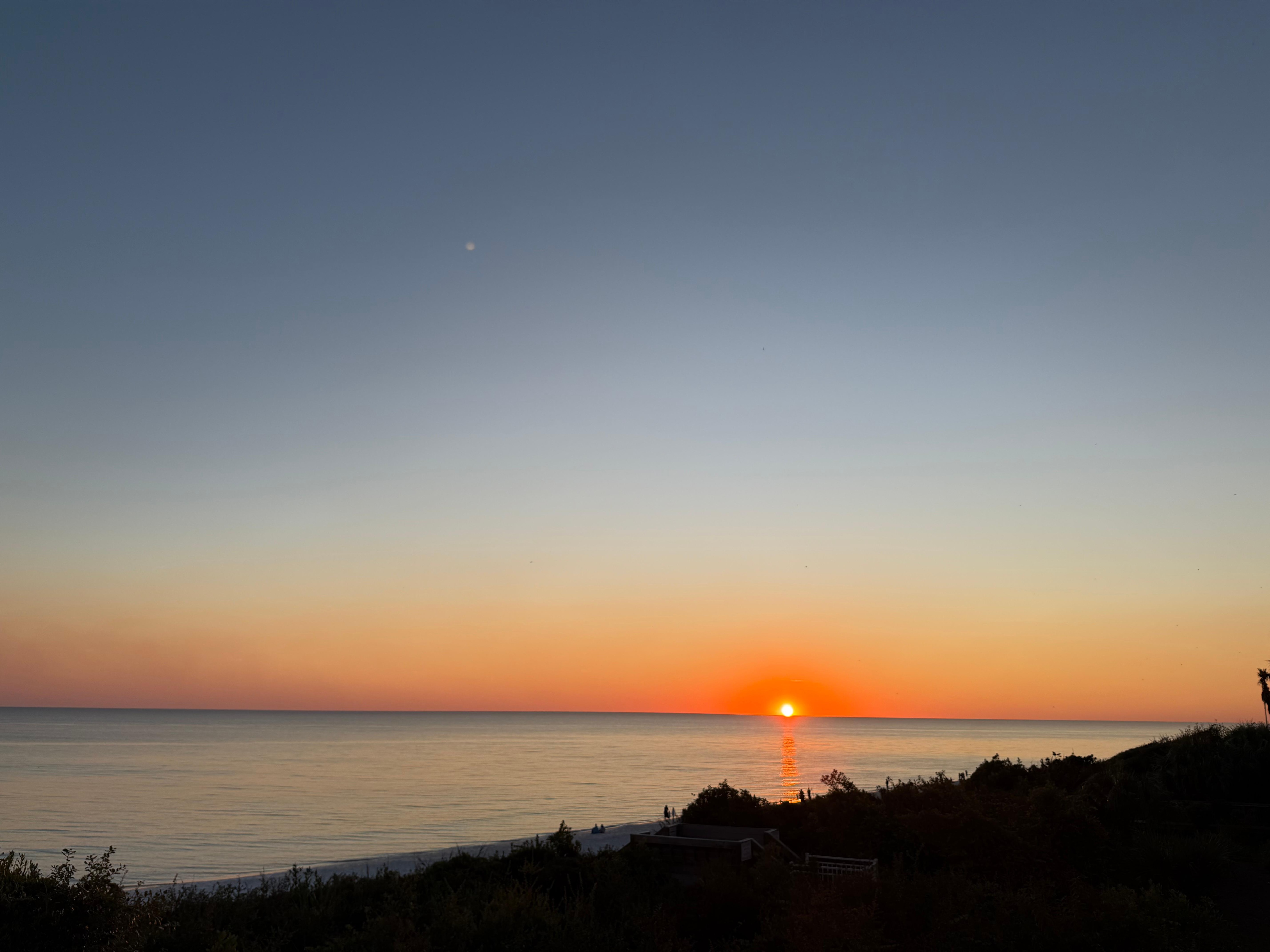 Sunset photo, taken from the porch