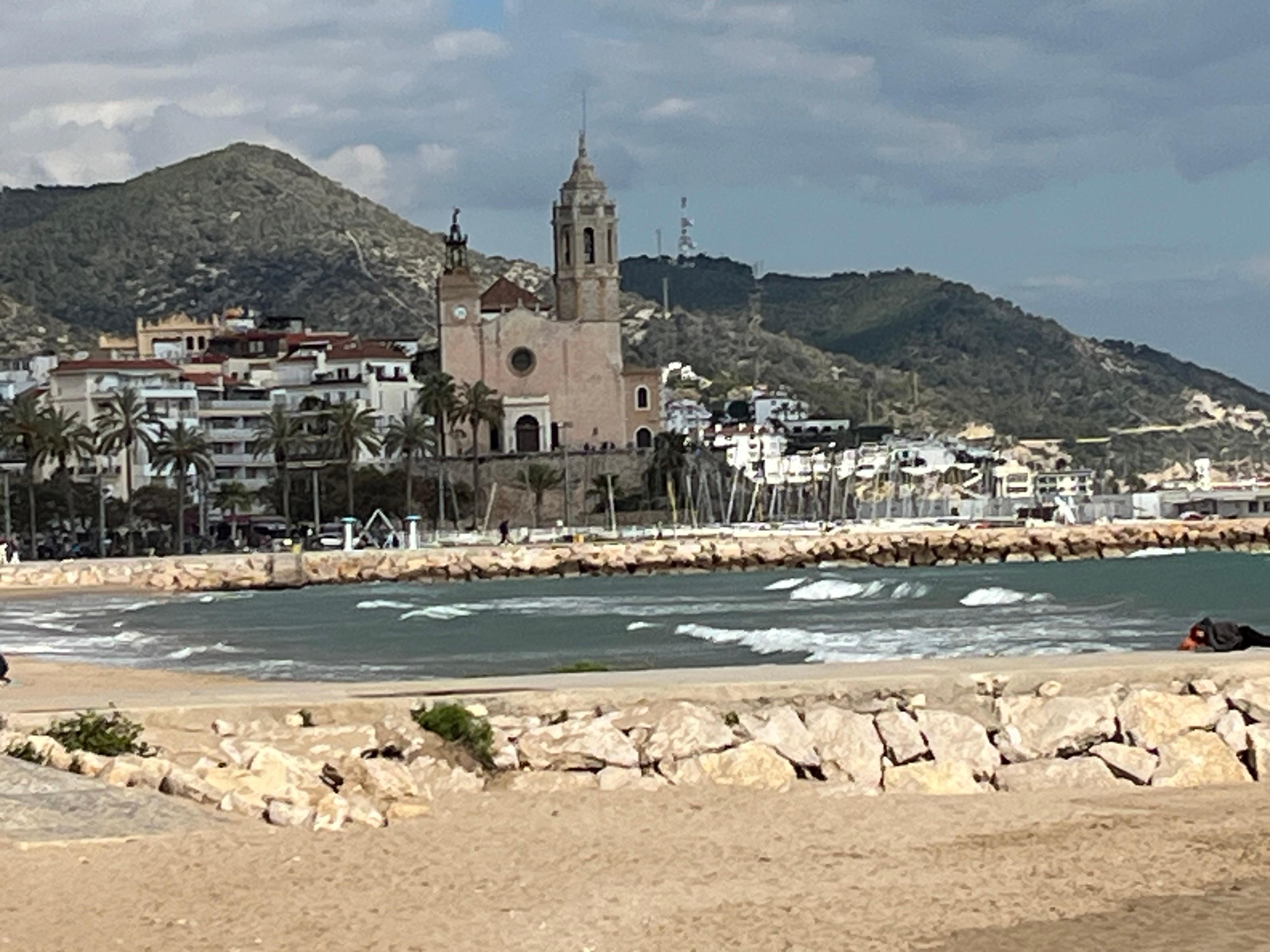 View from
front of the hotel.