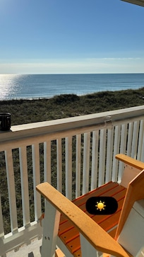 View from balcony. Beautiful