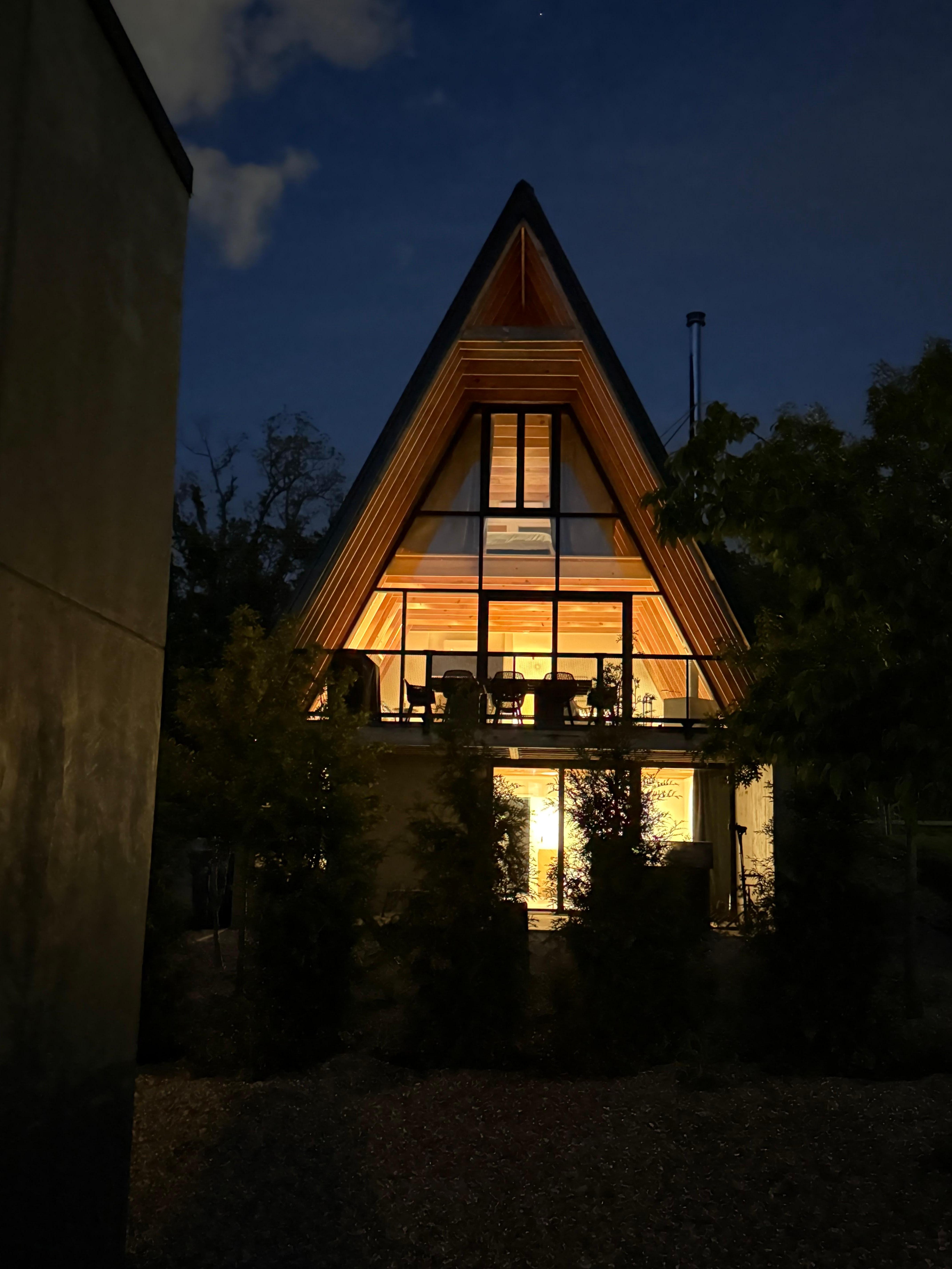 View from the smaller house