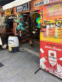 Next door to the hotel