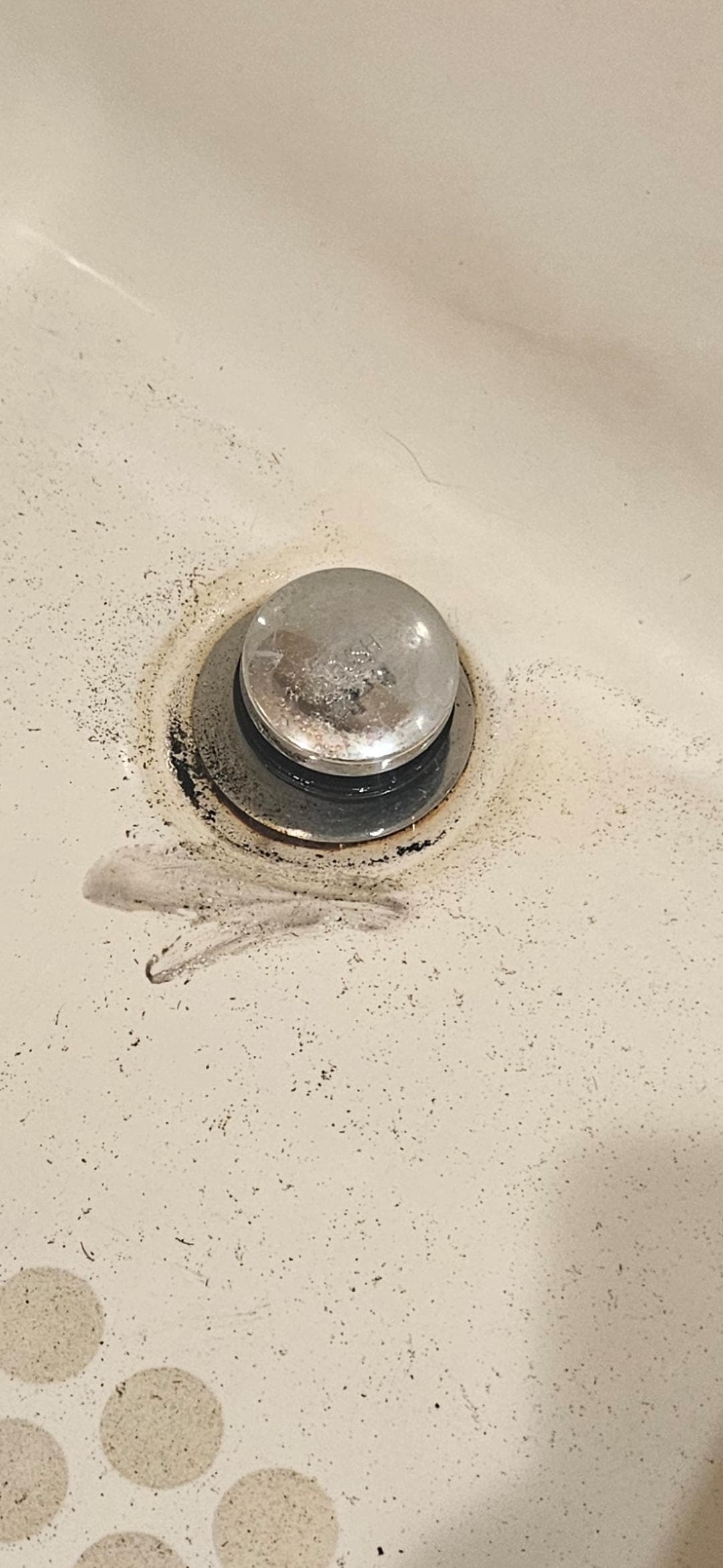 Dirty tub.
