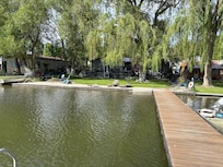 View of the house from the dock.