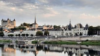 Vue de Saumur de l'hôtel.