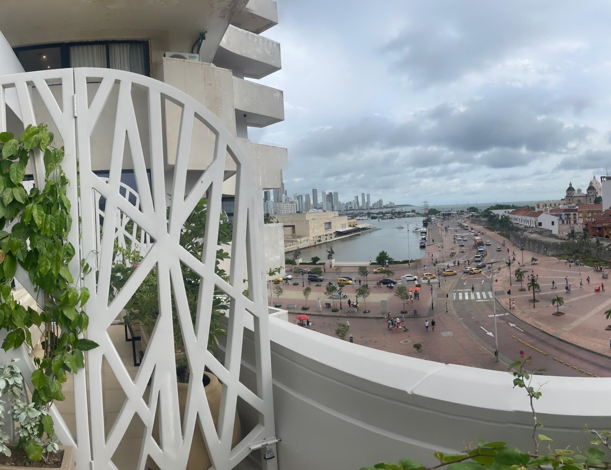 Part of the view from my balcony. 