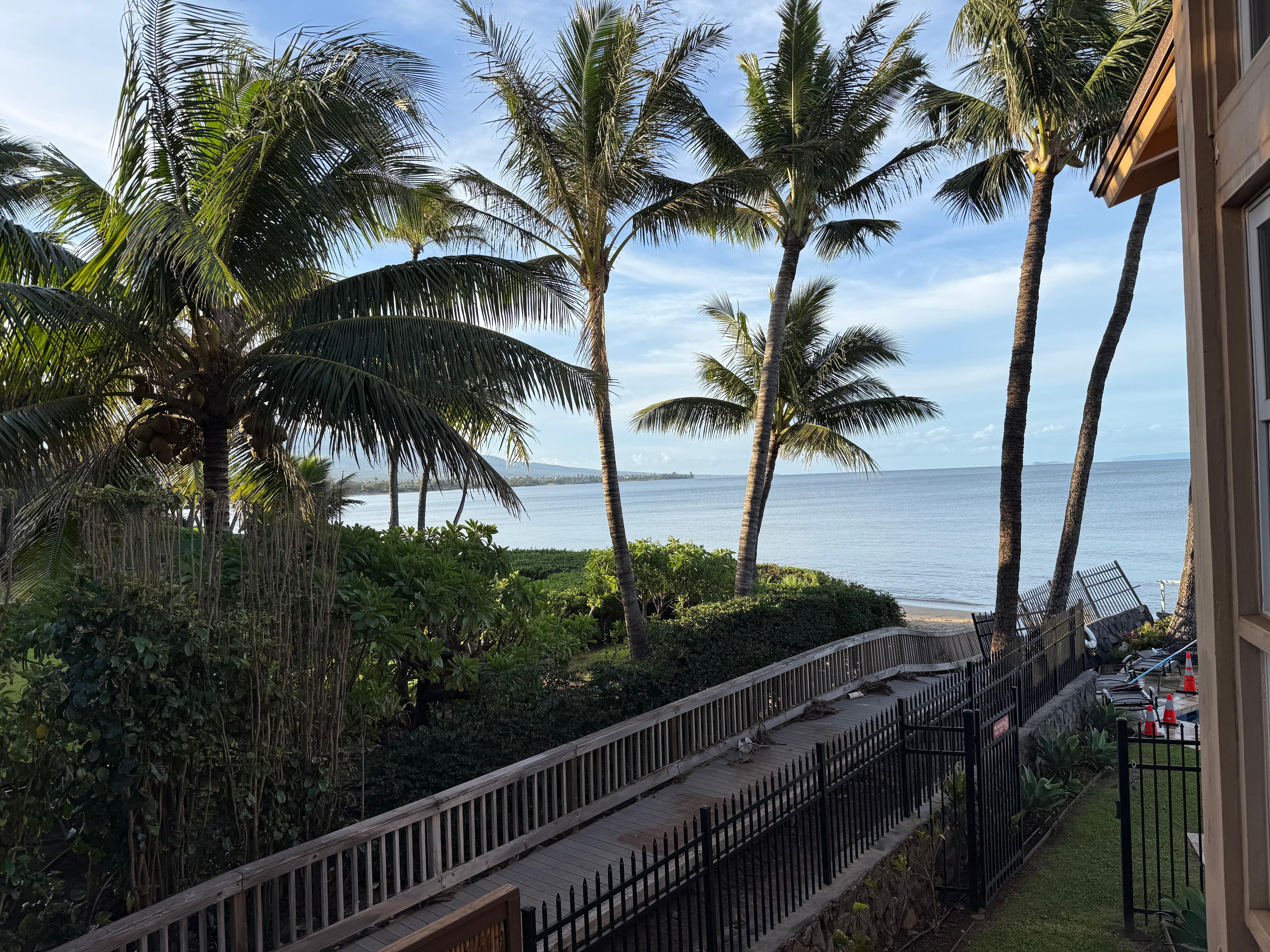 View from the balcony