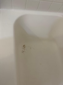 Sand in shower